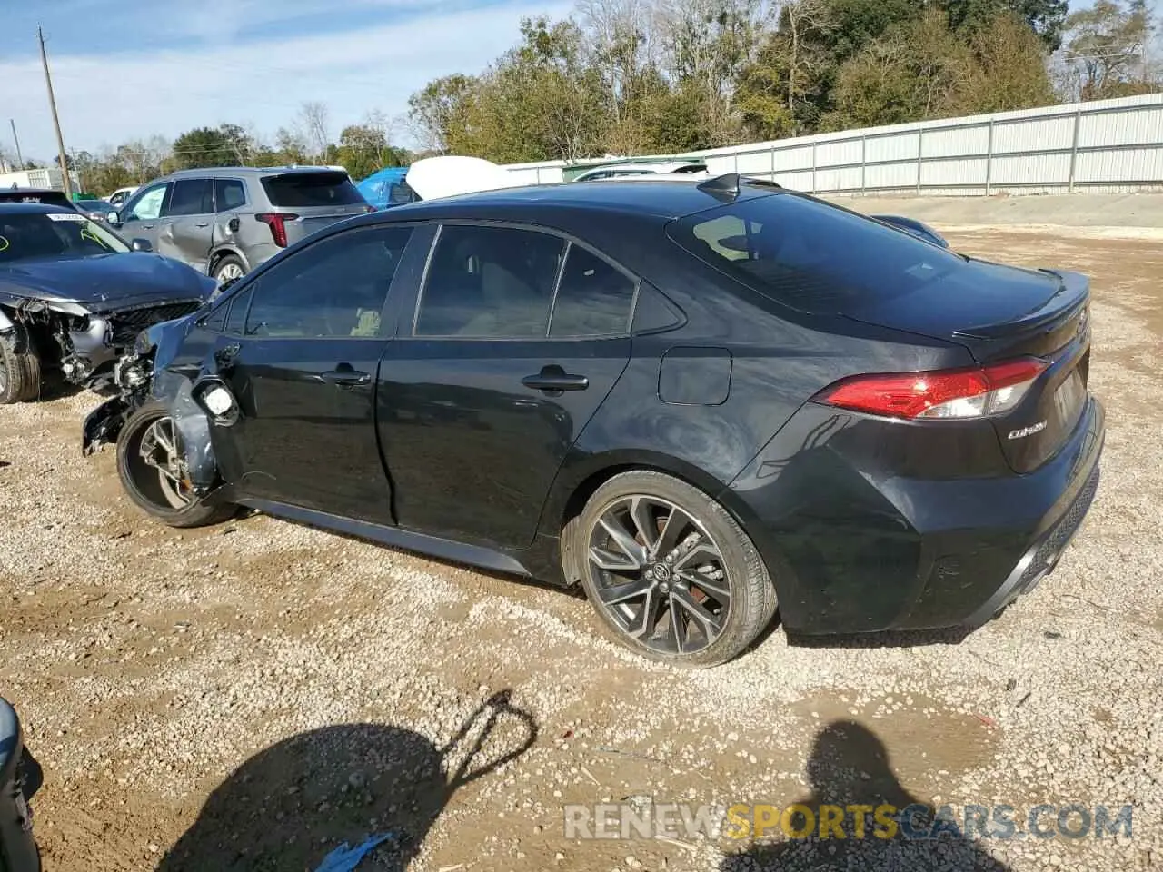 2 Фотография поврежденного автомобиля JTDM4MCE7NJ098482 TOYOTA COROLLA 2022