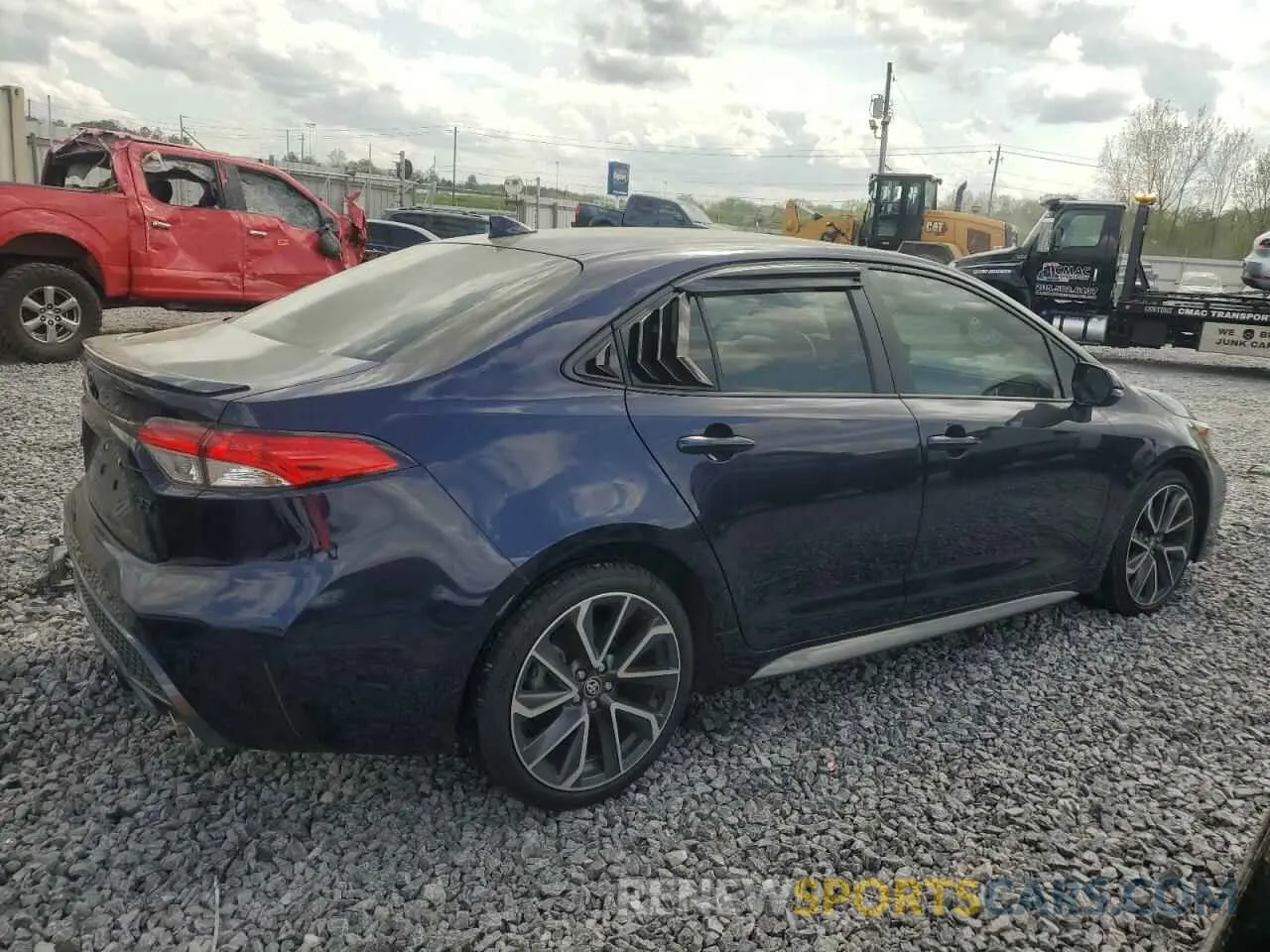 3 Photograph of a damaged car JTDM4MCE8NJ086762 TOYOTA COROLLA 2022