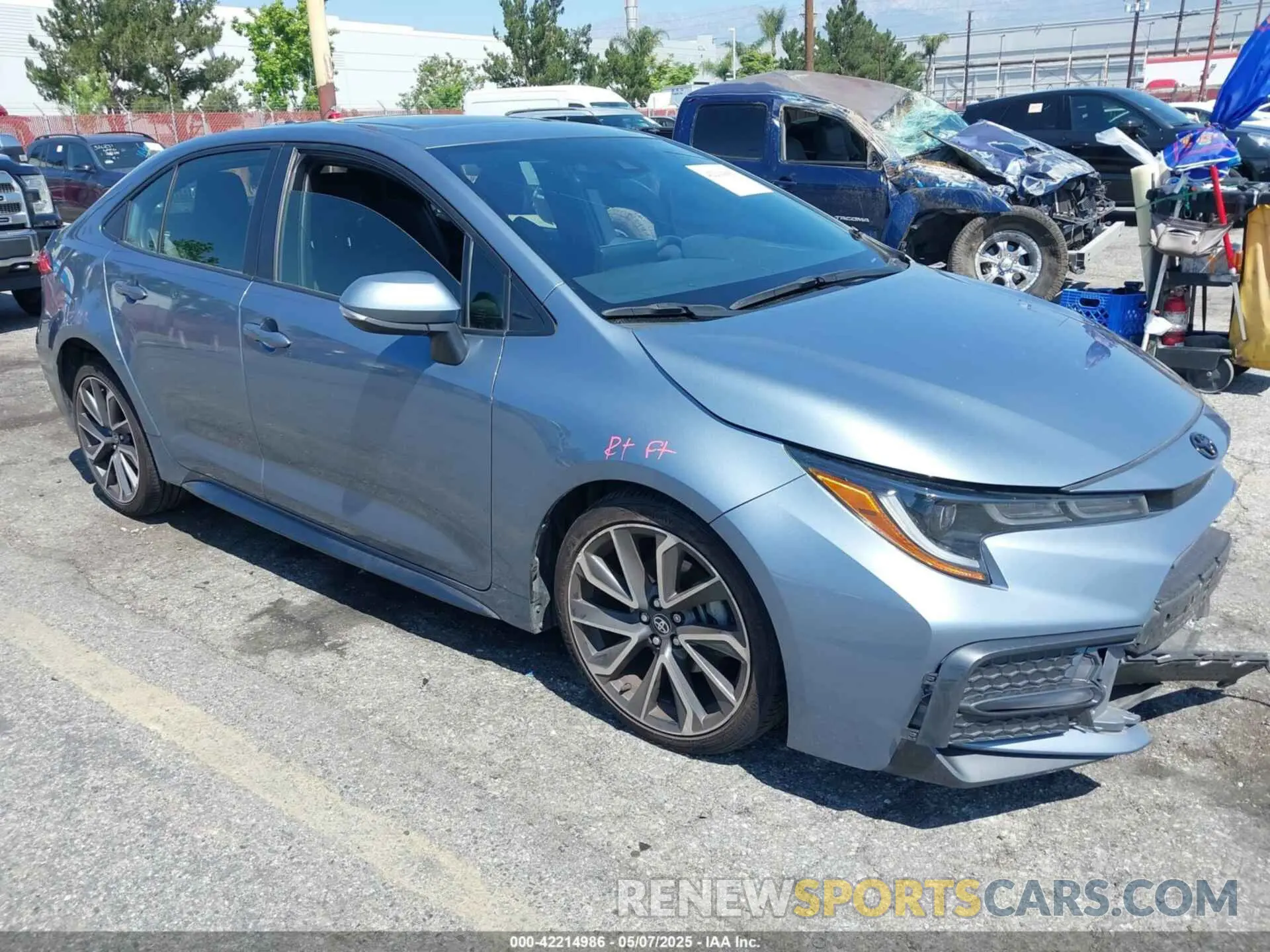 1 Photograph of a damaged car JTDP4MCE1NJ097972 TOYOTA COROLLA 2022