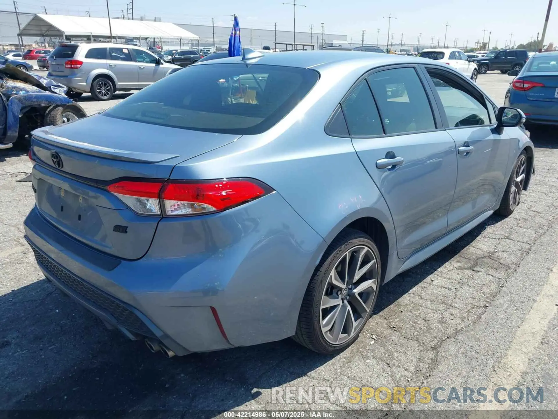 4 Photograph of a damaged car JTDP4MCE1NJ097972 TOYOTA COROLLA 2022