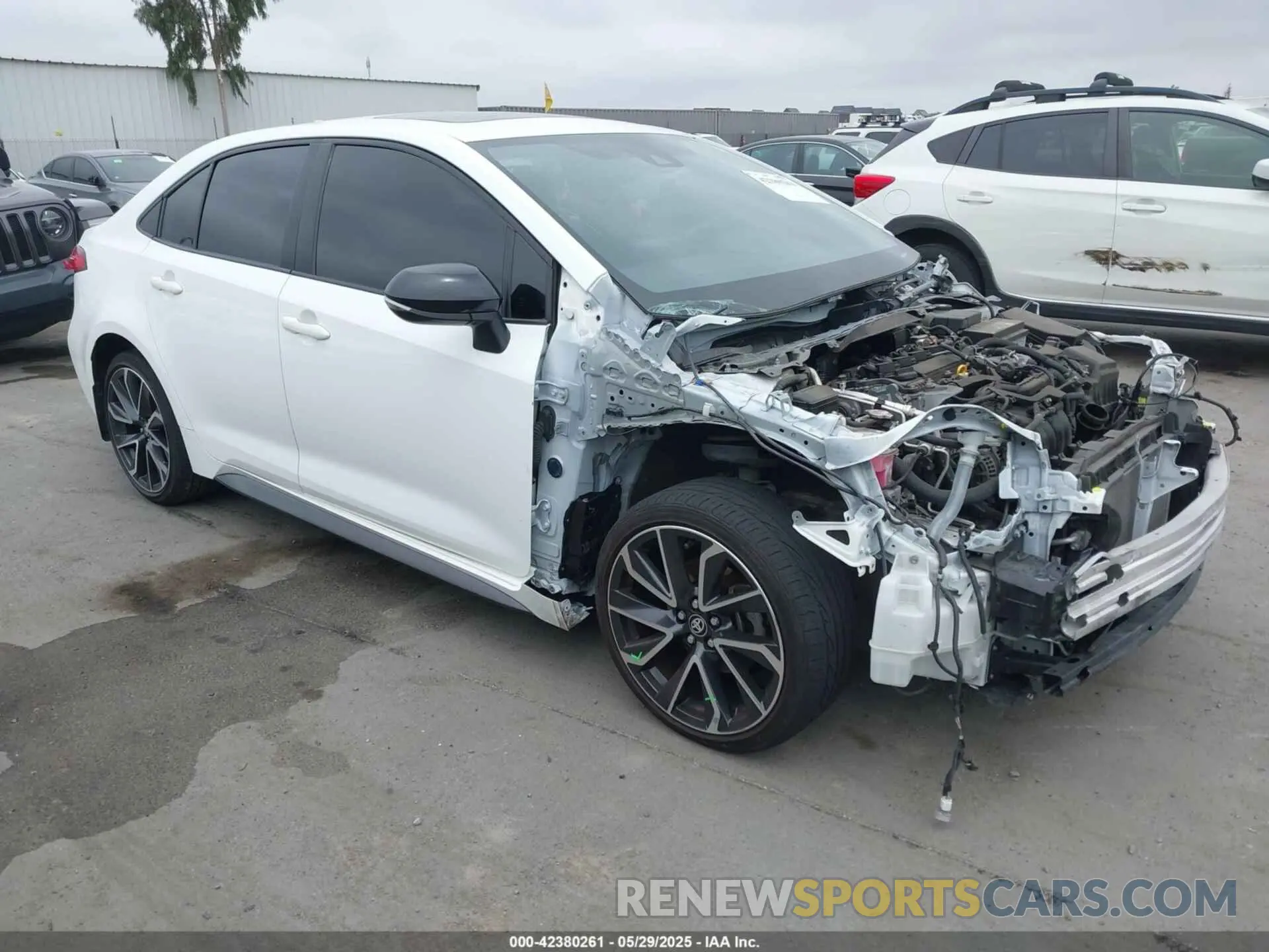 1 Photograph of a damaged car JTDP4MCE2N3503374 TOYOTA COROLLA 2022