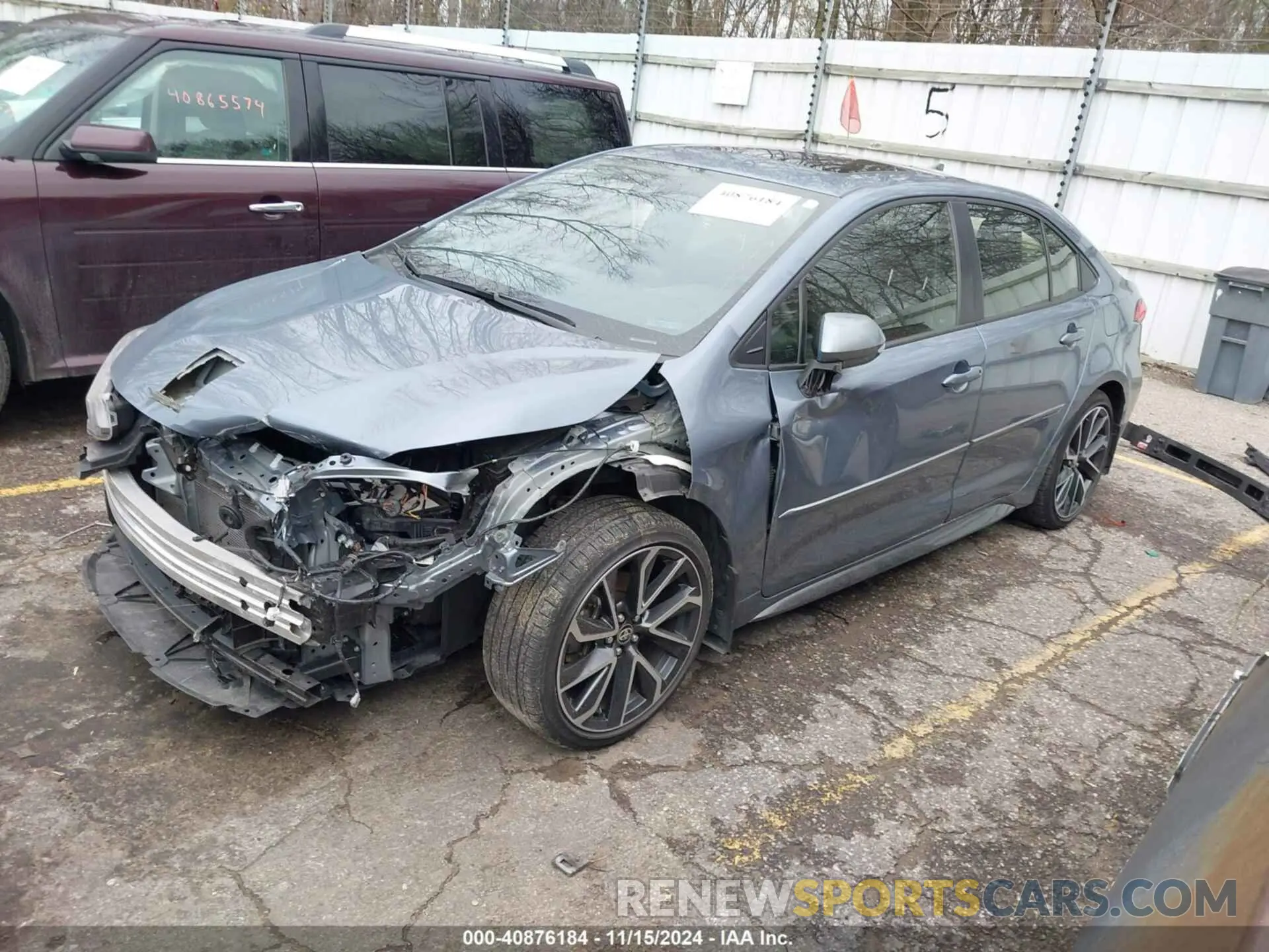 2 Photograph of a damaged car JTDP4MCE5N3508987 TOYOTA COROLLA 2022