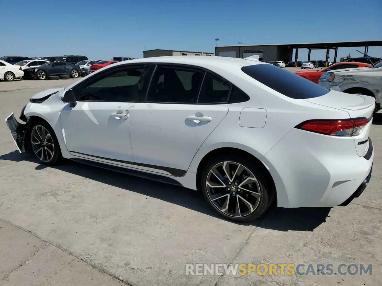 2 Фотография поврежденного автомобиля JTDS4MCE0N3509989 TOYOTA COROLLA 2022