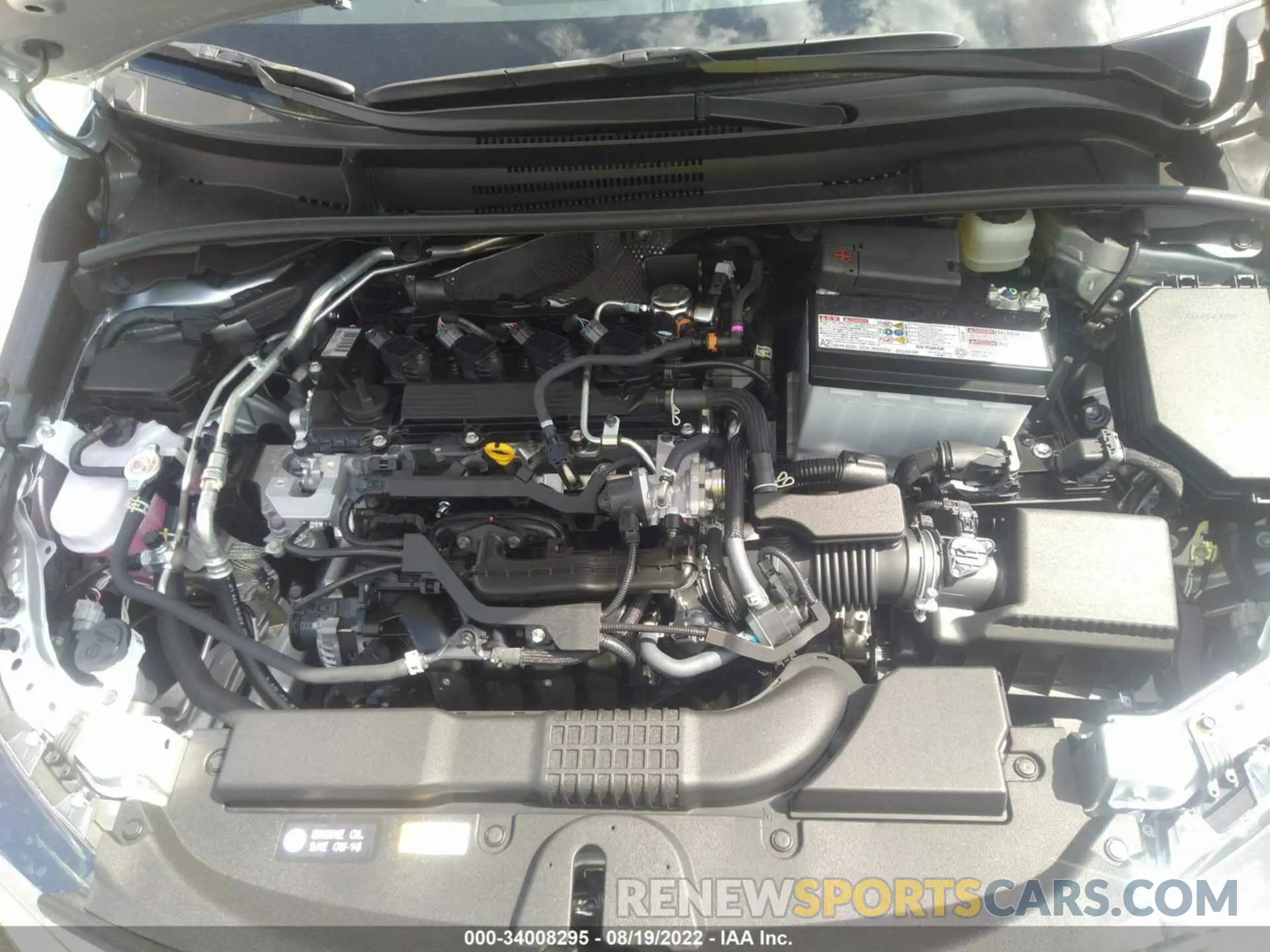 10 Фотография поврежденного автомобиля JTDS4MCE0N3510866 TOYOTA COROLLA 2022