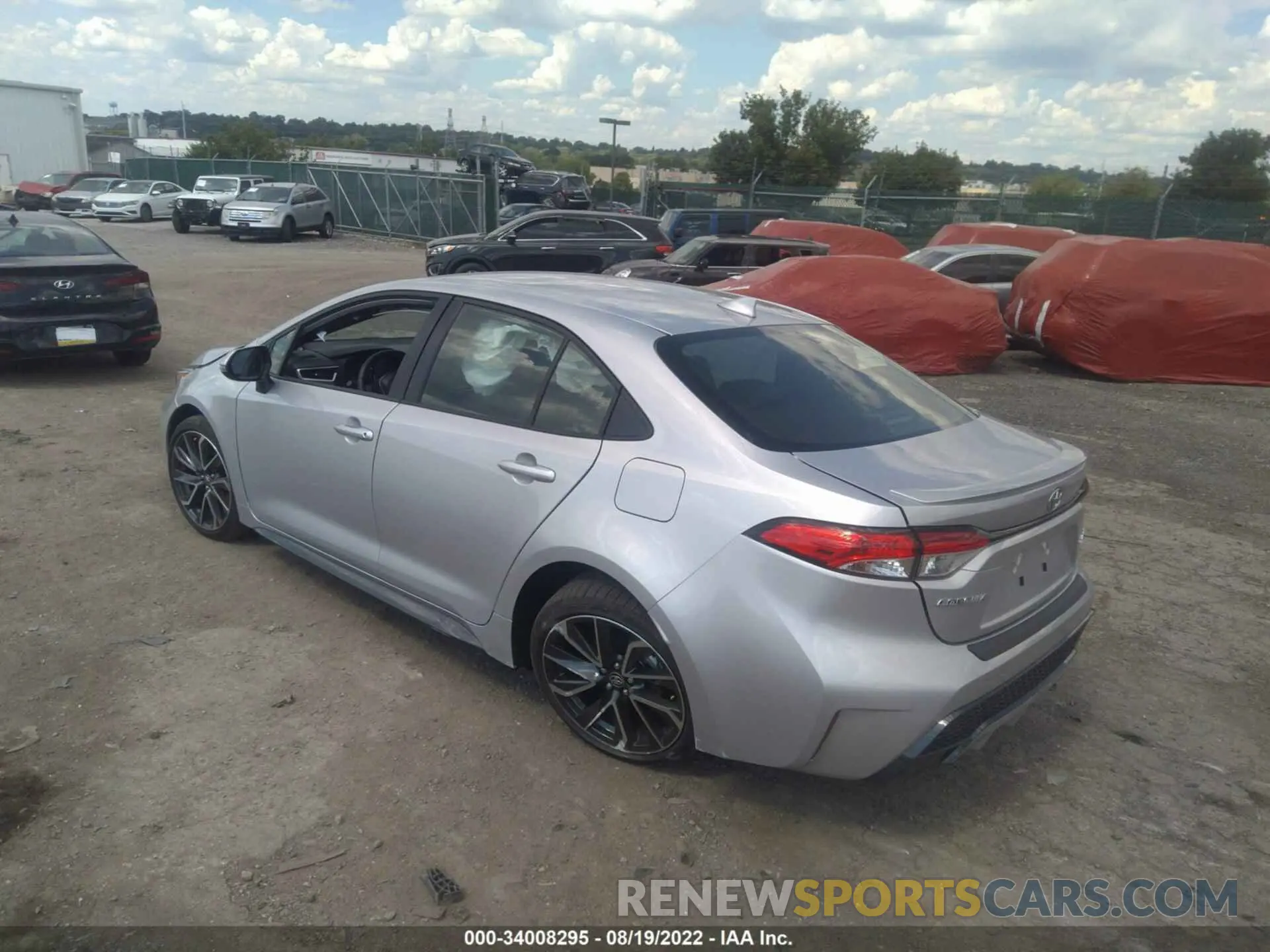 3 Фотография поврежденного автомобиля JTDS4MCE0N3510866 TOYOTA COROLLA 2022