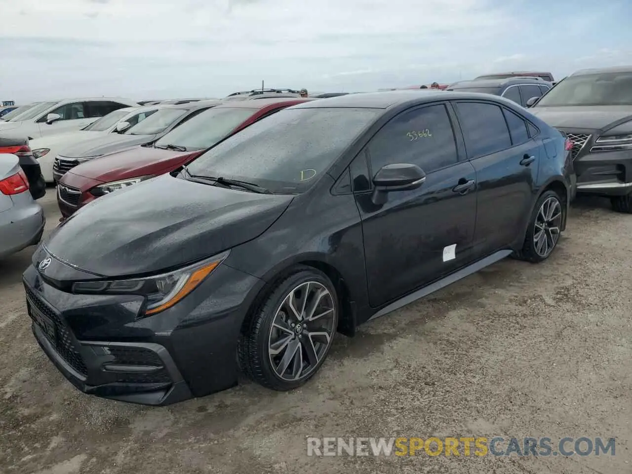 1 Photograph of a damaged car JTDS4MCE0NJ091574 TOYOTA COROLLA 2022