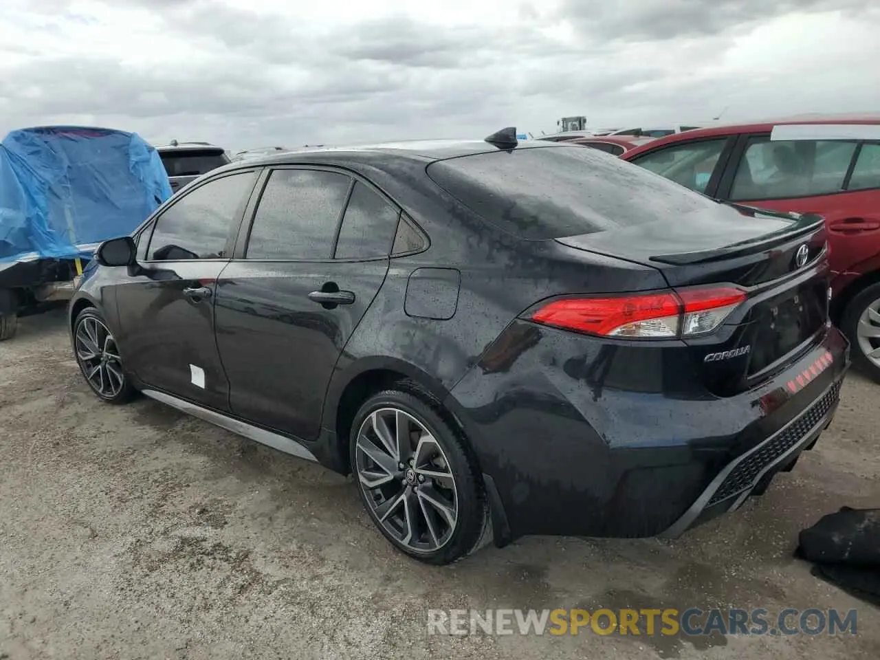 2 Photograph of a damaged car JTDS4MCE0NJ091574 TOYOTA COROLLA 2022