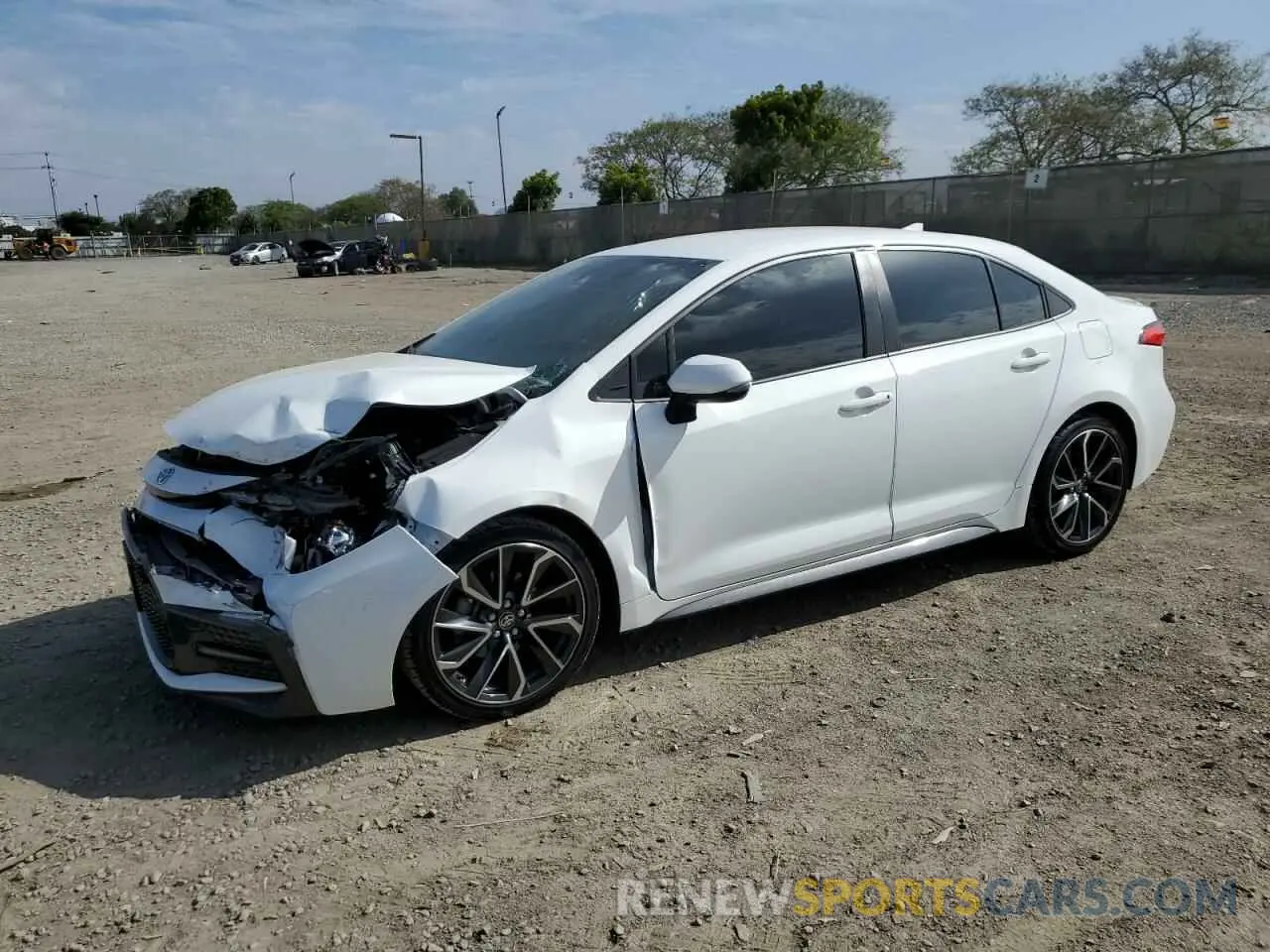 1 Фотография поврежденного автомобиля JTDS4MCE1N3502243 TOYOTA COROLLA 2022
