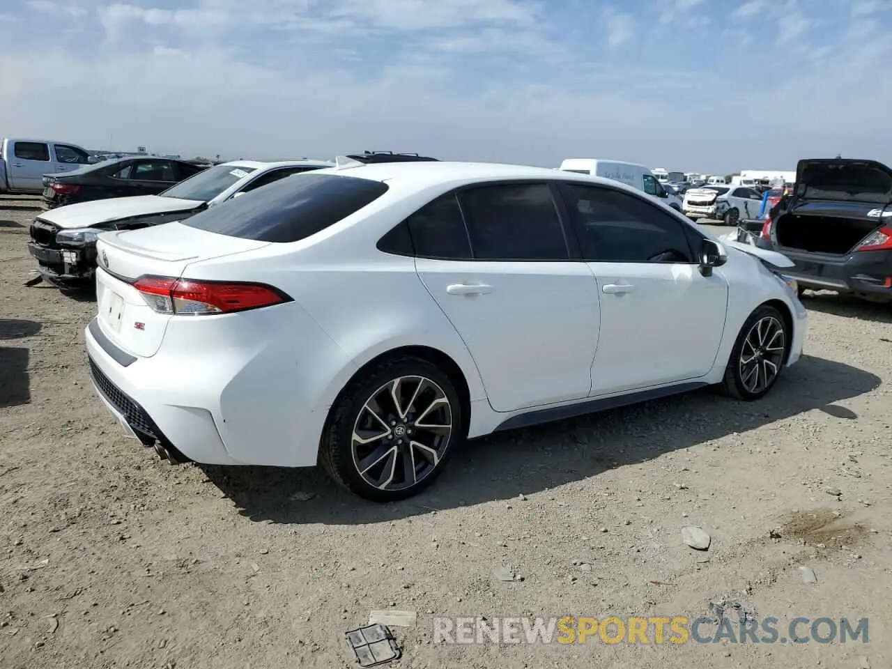 3 Фотография поврежденного автомобиля JTDS4MCE1N3502243 TOYOTA COROLLA 2022