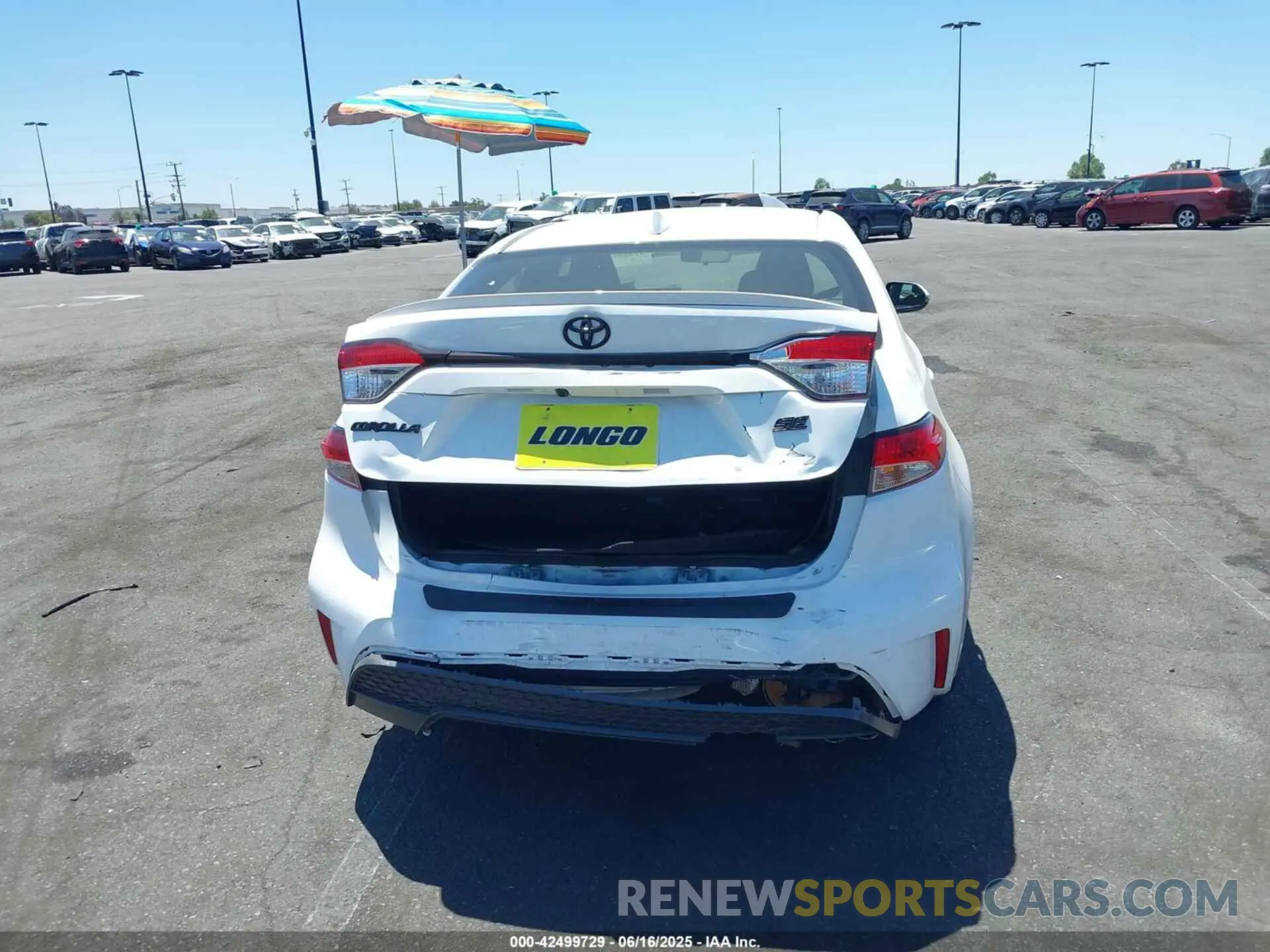 16 Photograph of a damaged car JTDS4MCE1NJ084908 TOYOTA COROLLA 2022