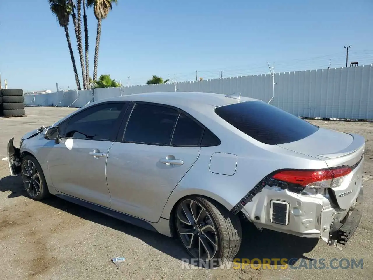 2 Photograph of a damaged car JTDS4MCE1NJ091230 TOYOTA COROLLA 2022