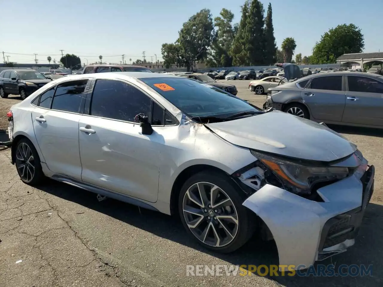 4 Photograph of a damaged car JTDS4MCE1NJ091230 TOYOTA COROLLA 2022