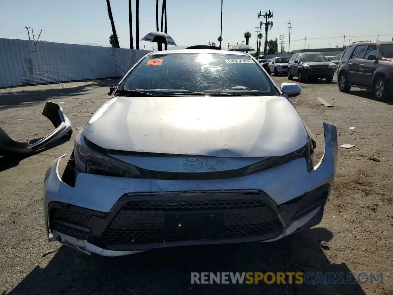 5 Photograph of a damaged car JTDS4MCE1NJ091230 TOYOTA COROLLA 2022