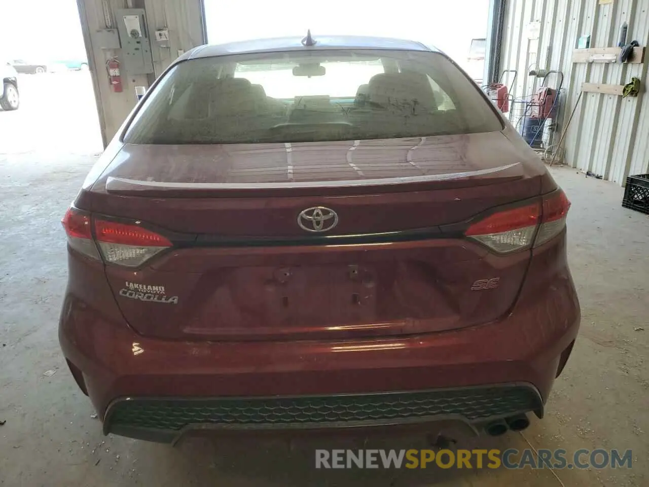 6 Photograph of a damaged car JTDS4MCE1NJ092927 TOYOTA COROLLA 2022