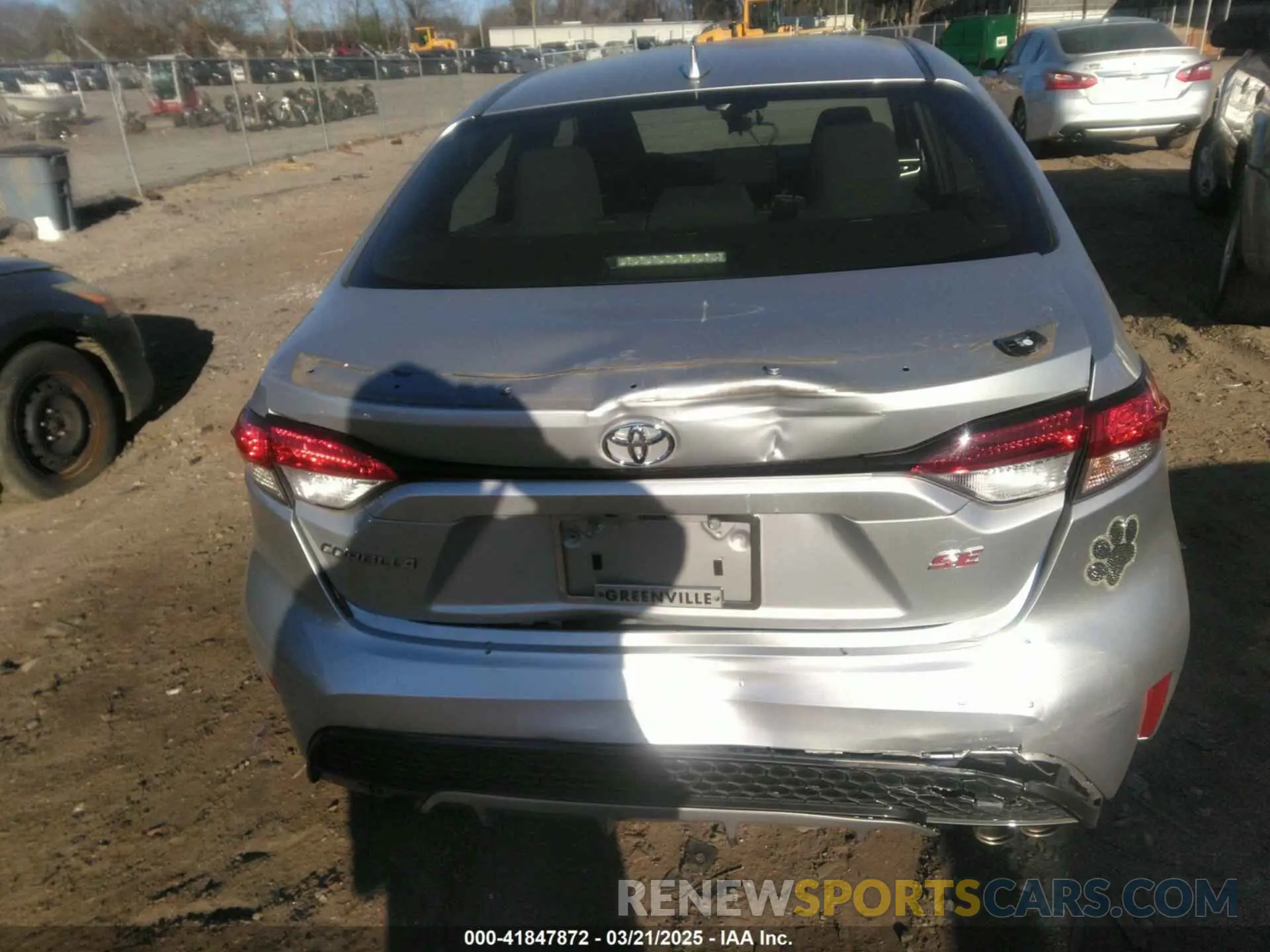 17 Photograph of a damaged car JTDS4MCE2NJ092435 TOYOTA COROLLA 2022