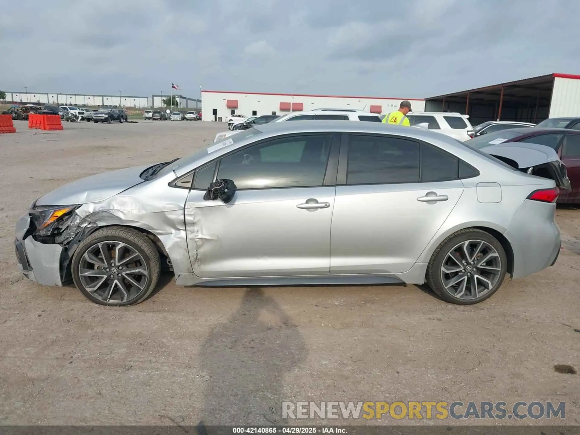 14 Photograph of a damaged car JTDS4MCE3N3504169 TOYOTA COROLLA 2022