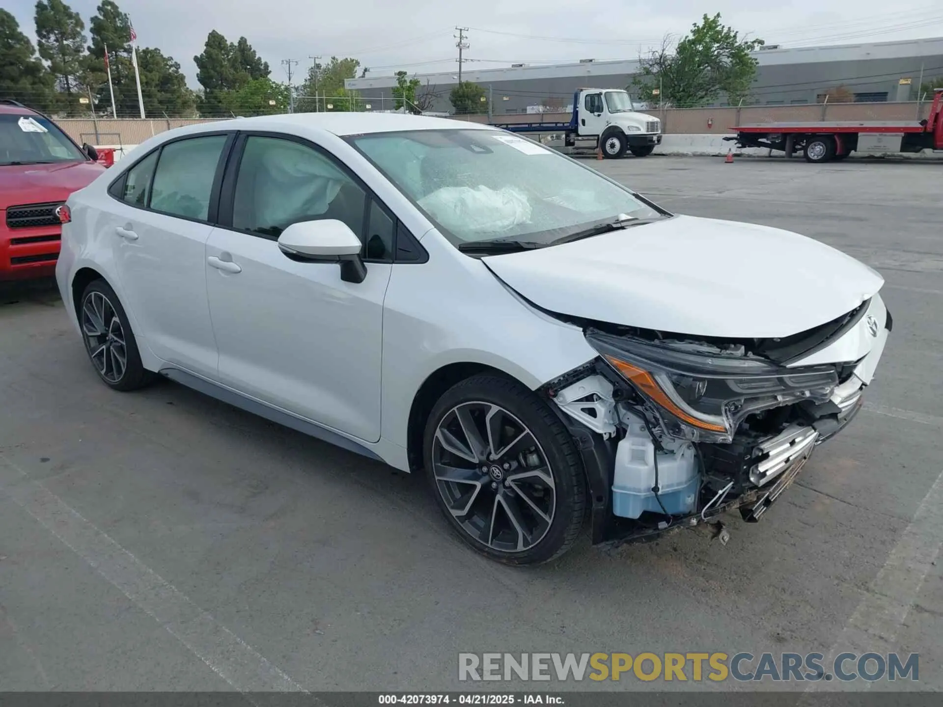 1 Photograph of a damaged car JTDS4MCE3N3509680 TOYOTA COROLLA 2022
