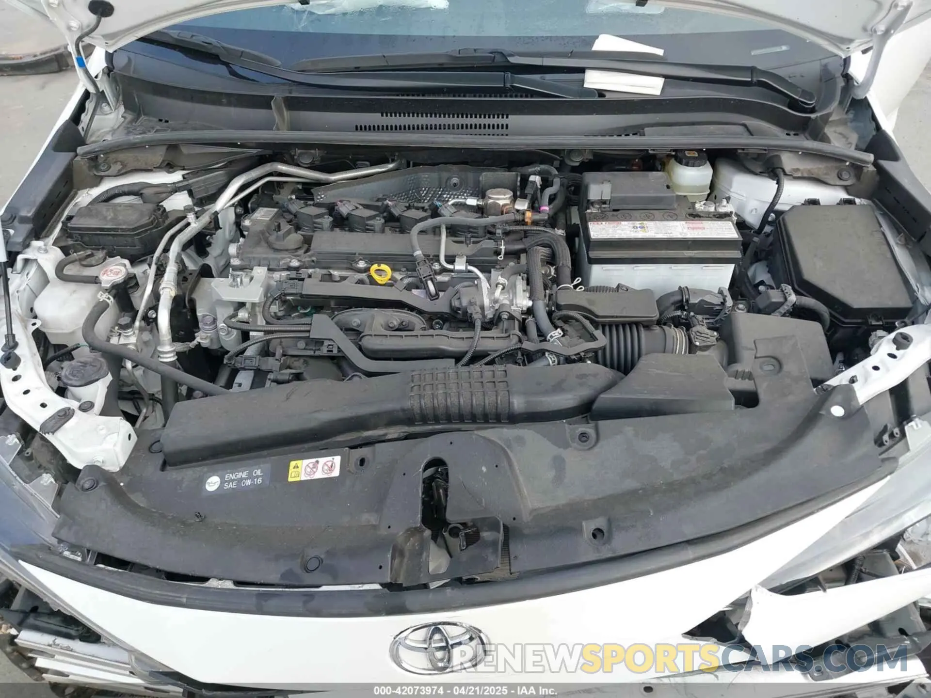 10 Photograph of a damaged car JTDS4MCE3N3509680 TOYOTA COROLLA 2022