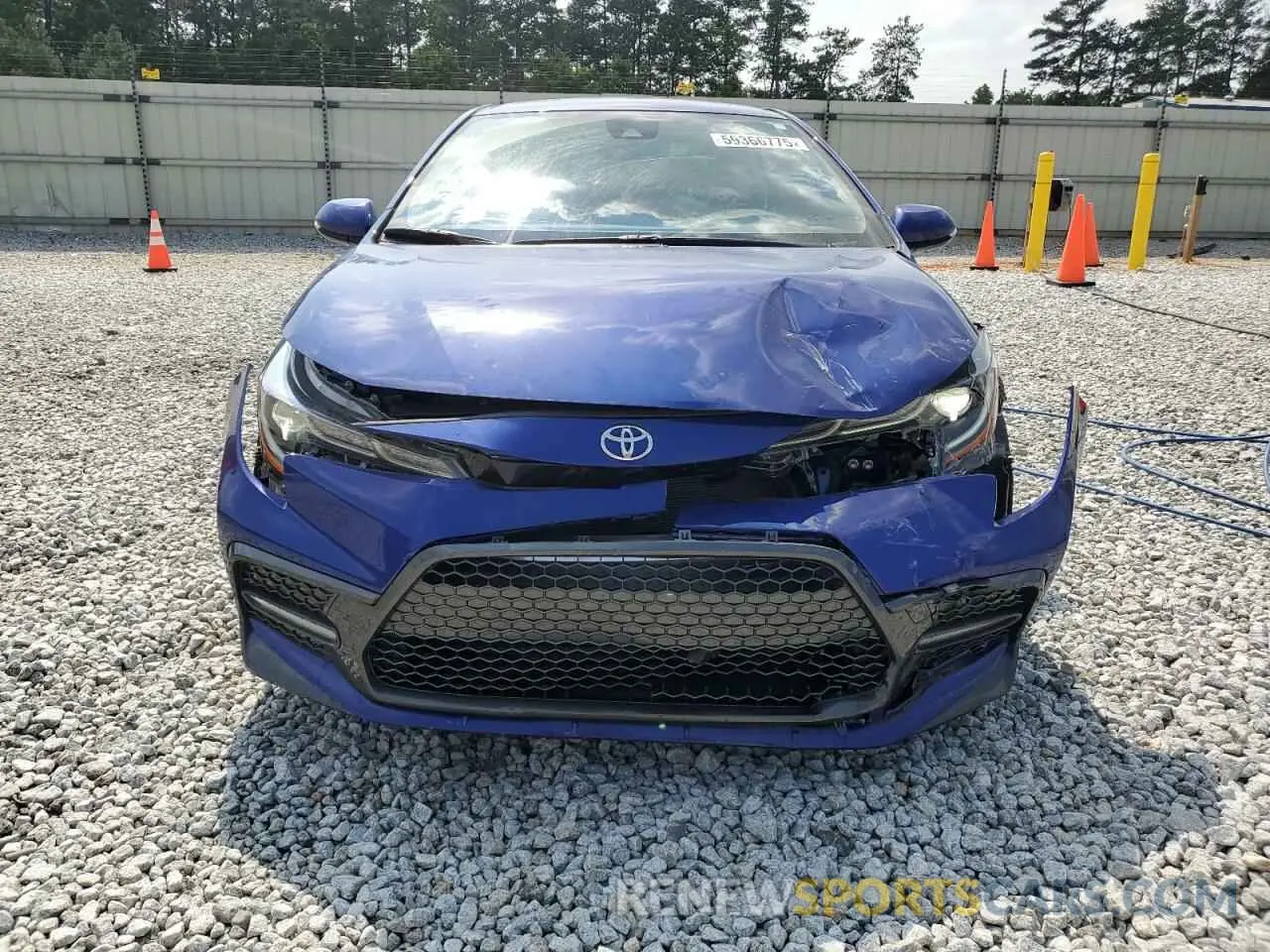 5 Photograph of a damaged car JTDS4MCE3NJ083937 TOYOTA COROLLA 2022