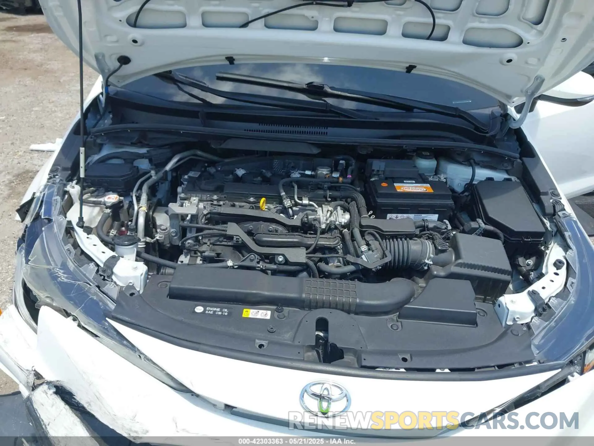 10 Photograph of a damaged car JTDS4MCE3NJ085588 TOYOTA COROLLA 2022