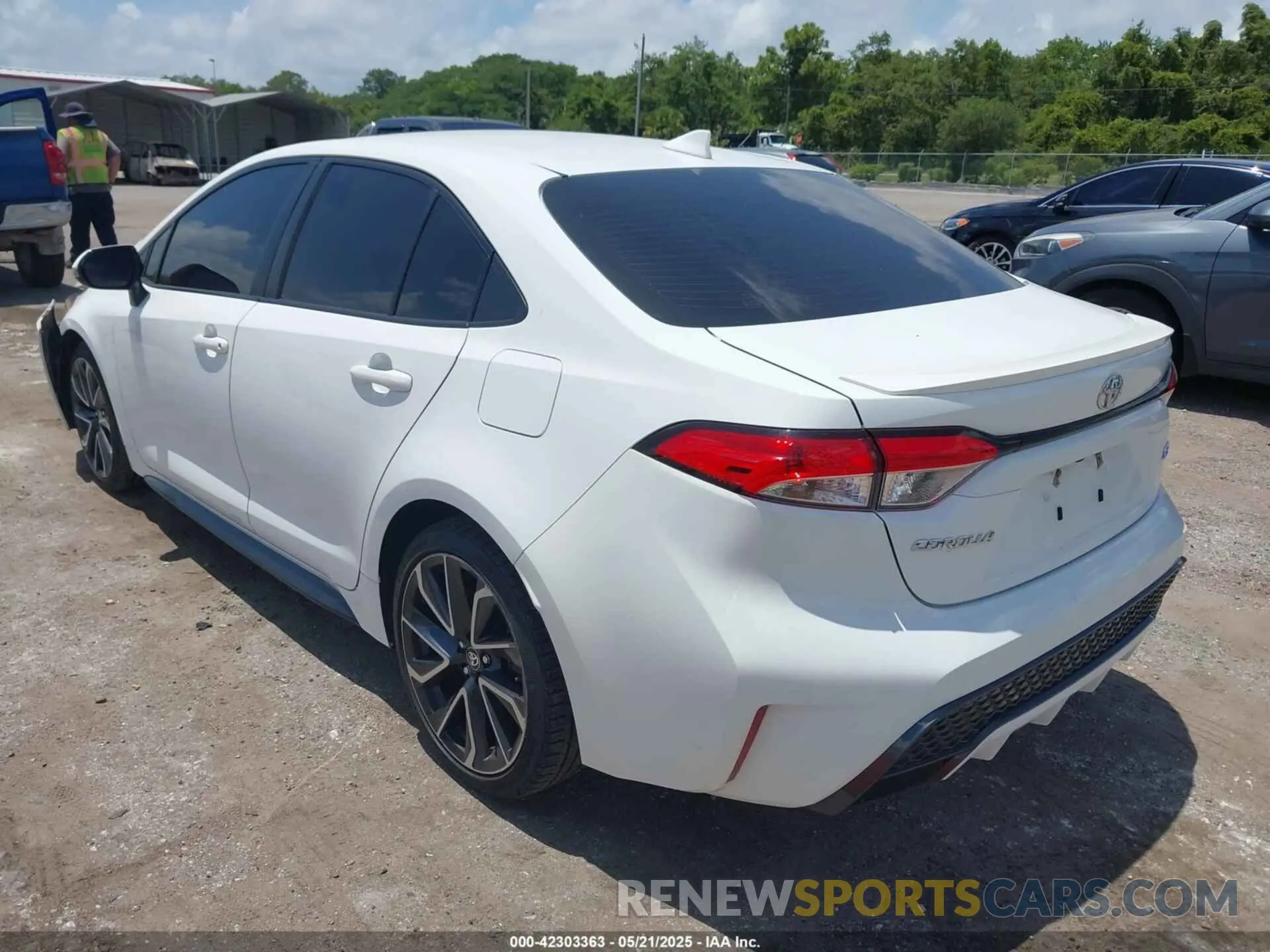 3 Photograph of a damaged car JTDS4MCE3NJ085588 TOYOTA COROLLA 2022