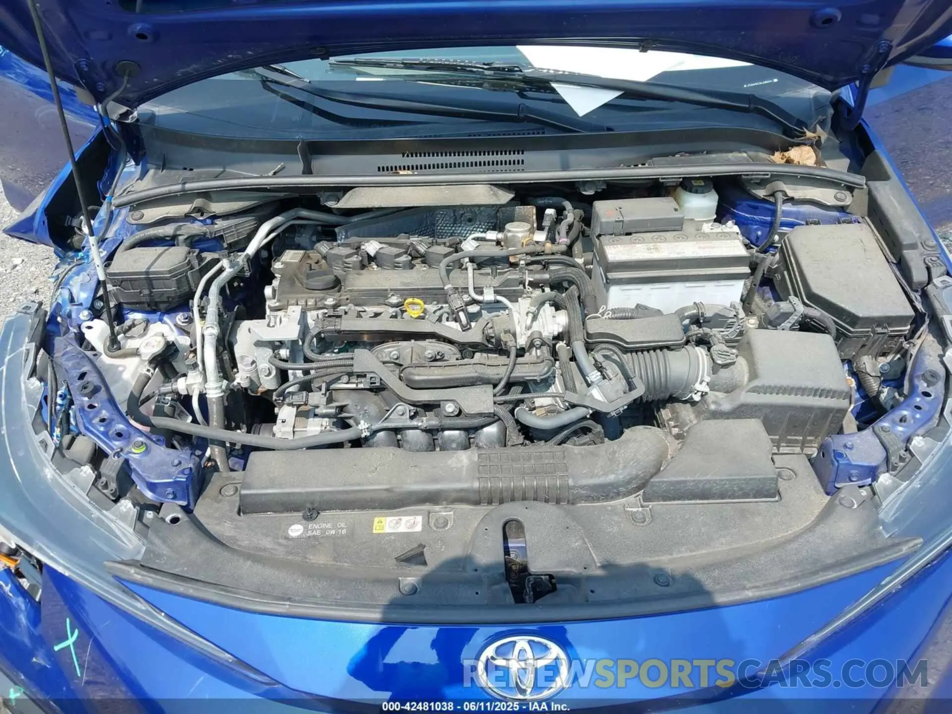 10 Photograph of a damaged car JTDS4MCE3NJ085591 TOYOTA COROLLA 2022