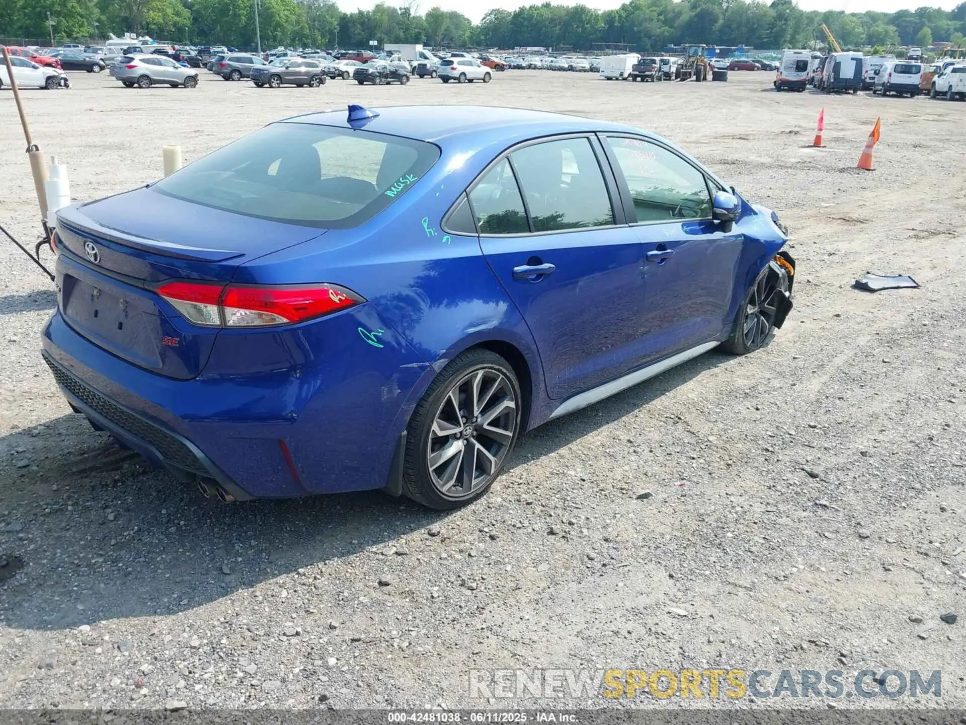 4 Photograph of a damaged car JTDS4MCE3NJ085591 TOYOTA COROLLA 2022
