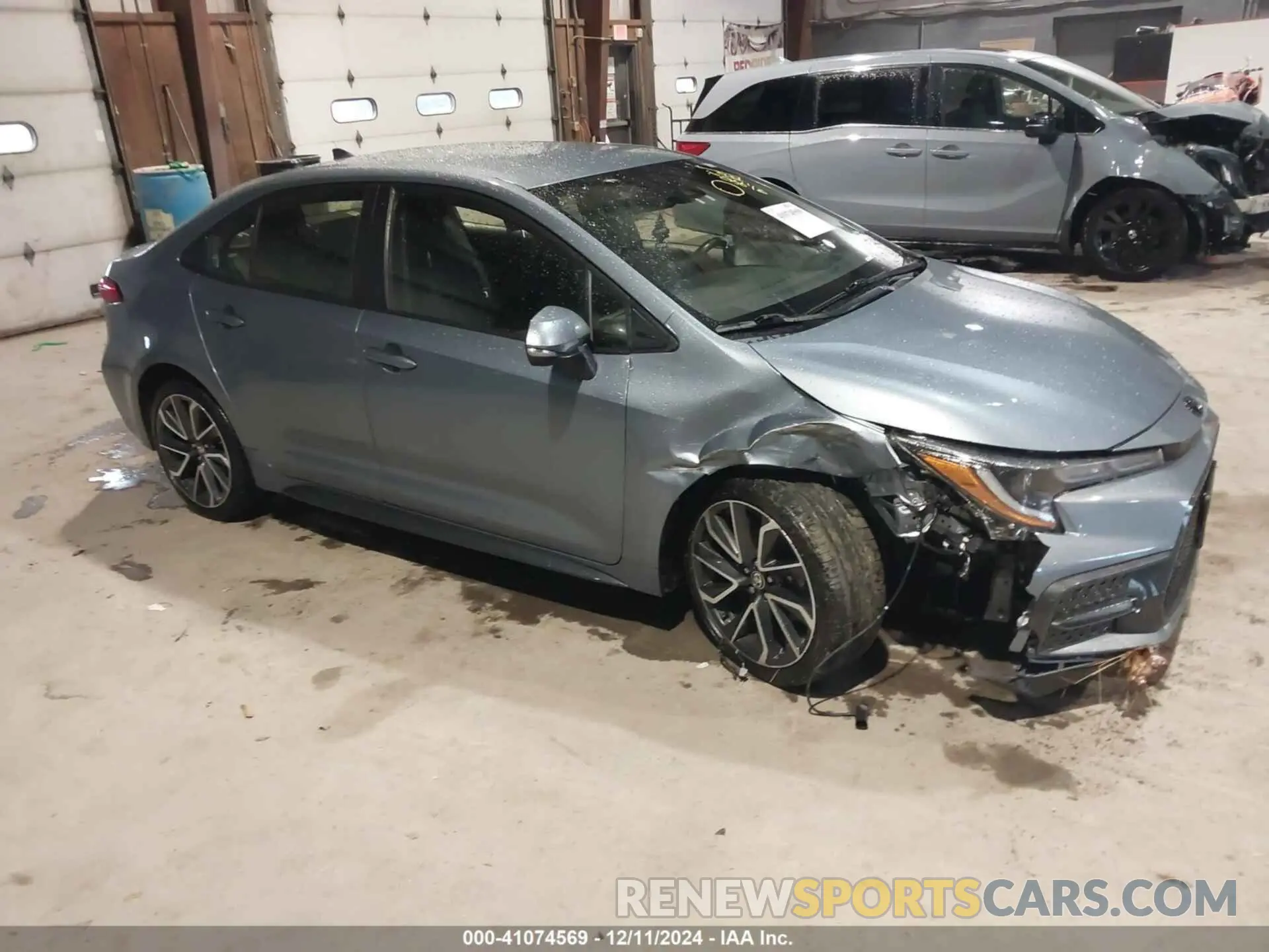 1 Photograph of a damaged car JTDS4MCE3NJ088863 TOYOTA COROLLA 2022