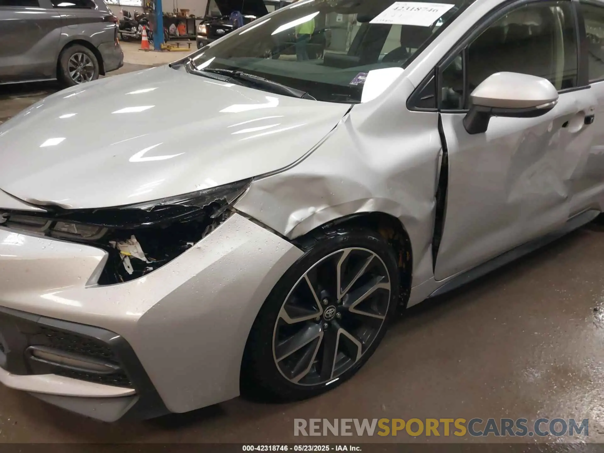 6 Photograph of a damaged car JTDS4MCE3NJ089592 TOYOTA COROLLA 2022