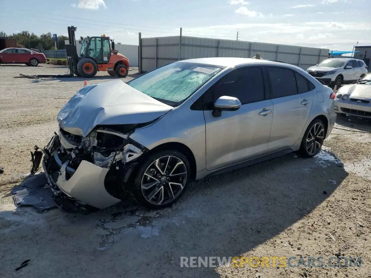 1 Photograph of a damaged car JTDS4MCE3NJ092508 TOYOTA COROLLA 2022