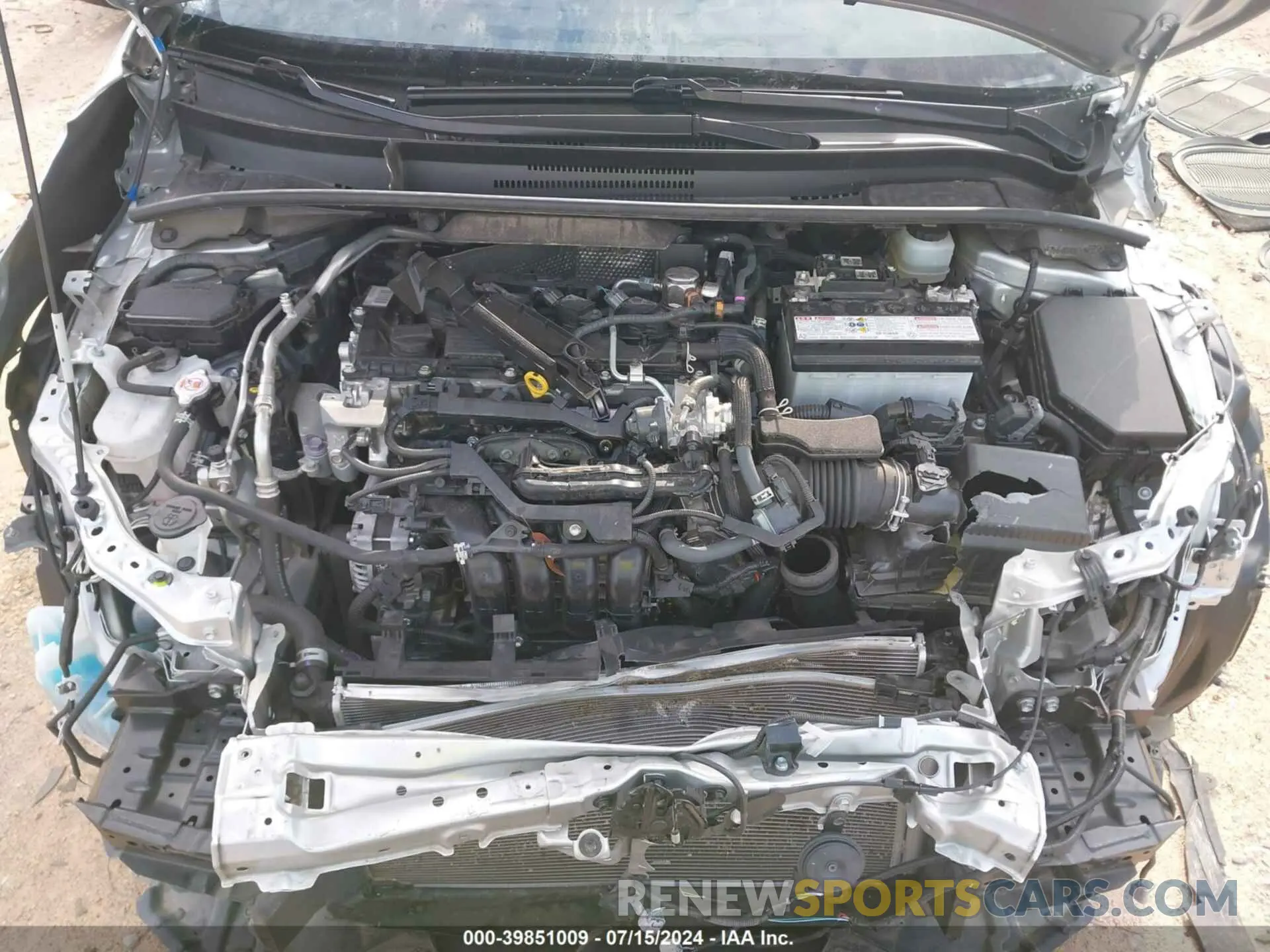 10 Photograph of a damaged car JTDS4MCE4N3504469 TOYOTA COROLLA 2022