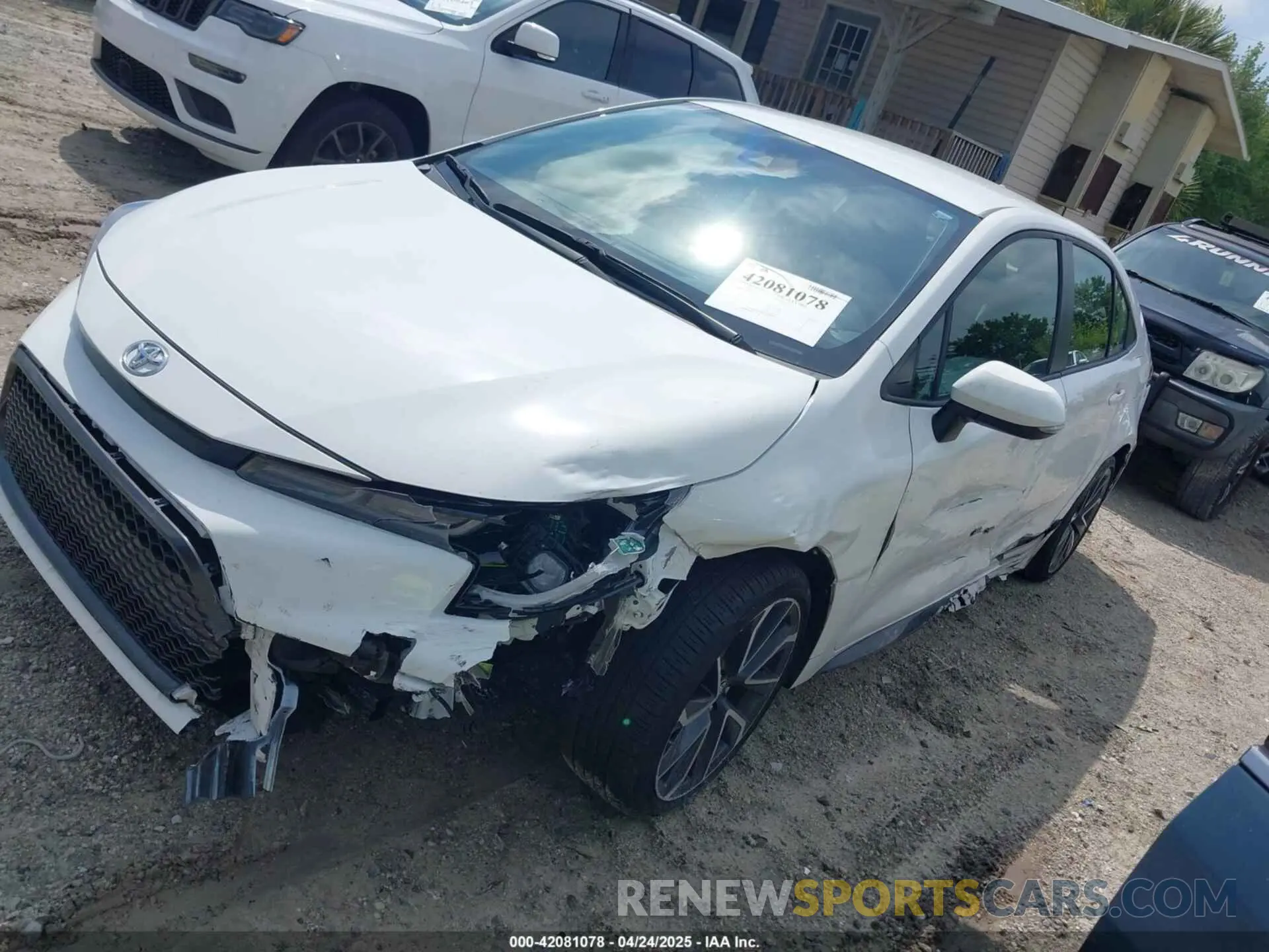 2 Photograph of a damaged car JTDS4MCE4N3508635 TOYOTA COROLLA 2022