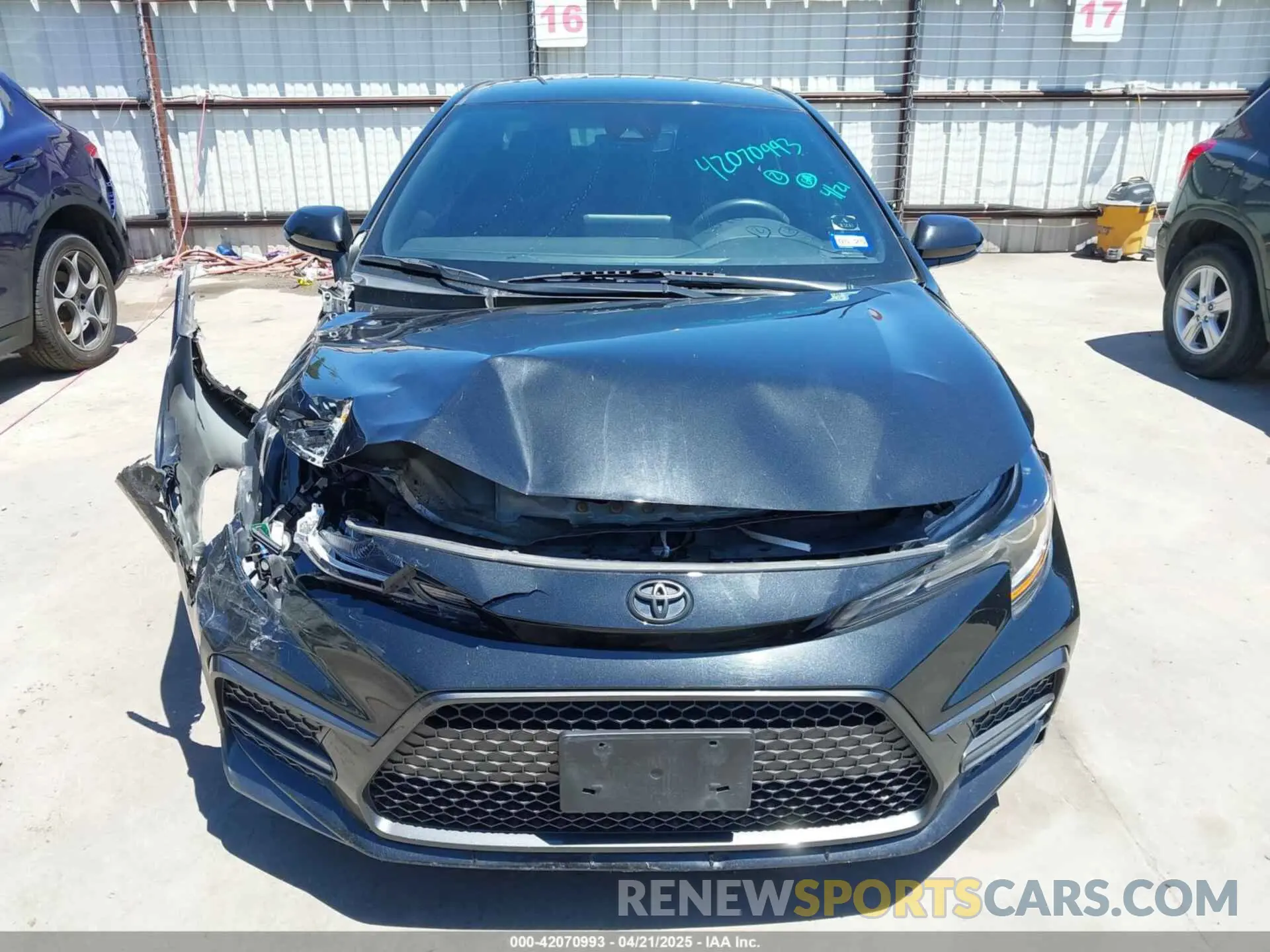 13 Photograph of a damaged car JTDS4MCE4NJ097748 TOYOTA COROLLA 2022