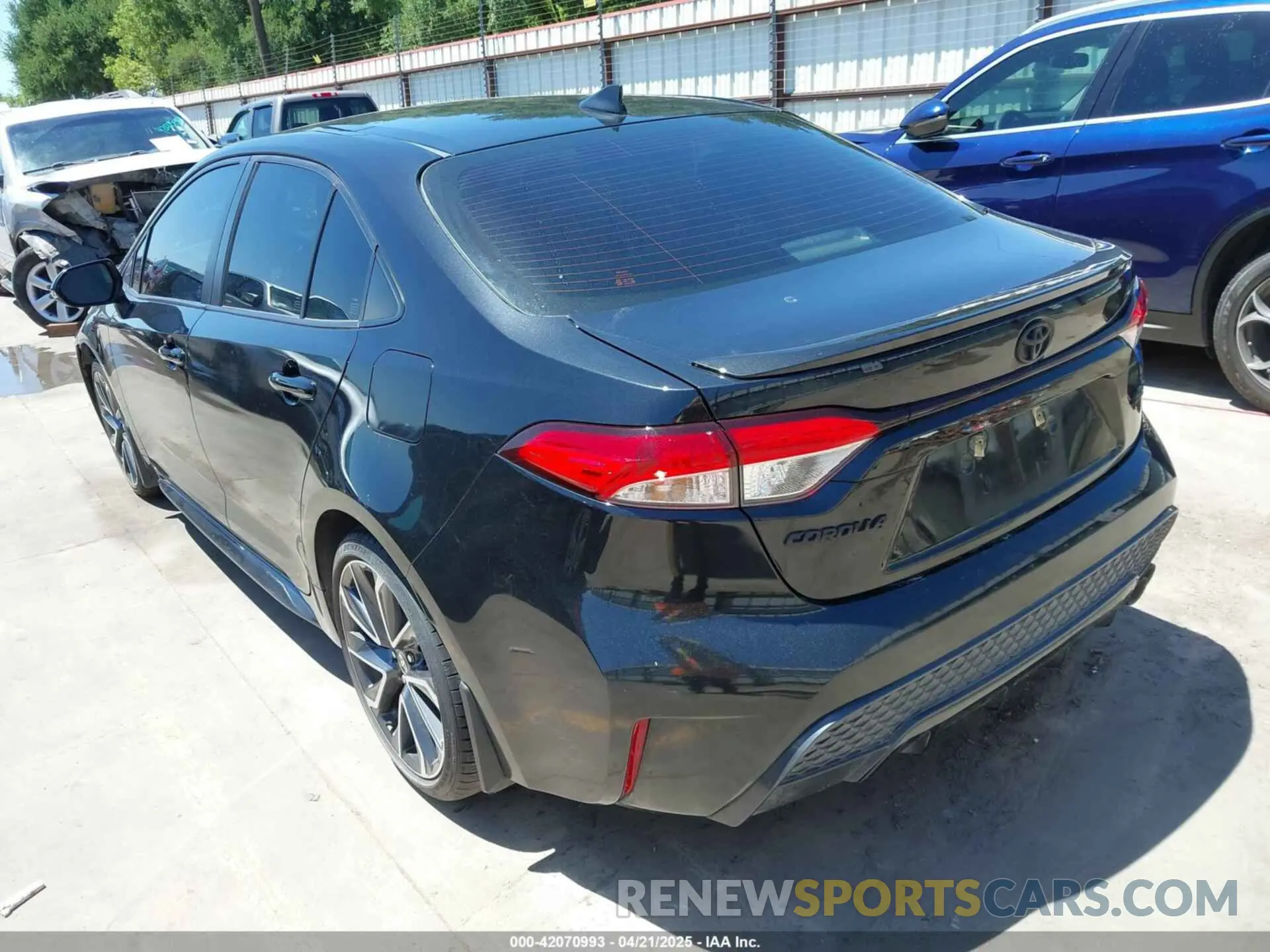 3 Photograph of a damaged car JTDS4MCE4NJ097748 TOYOTA COROLLA 2022