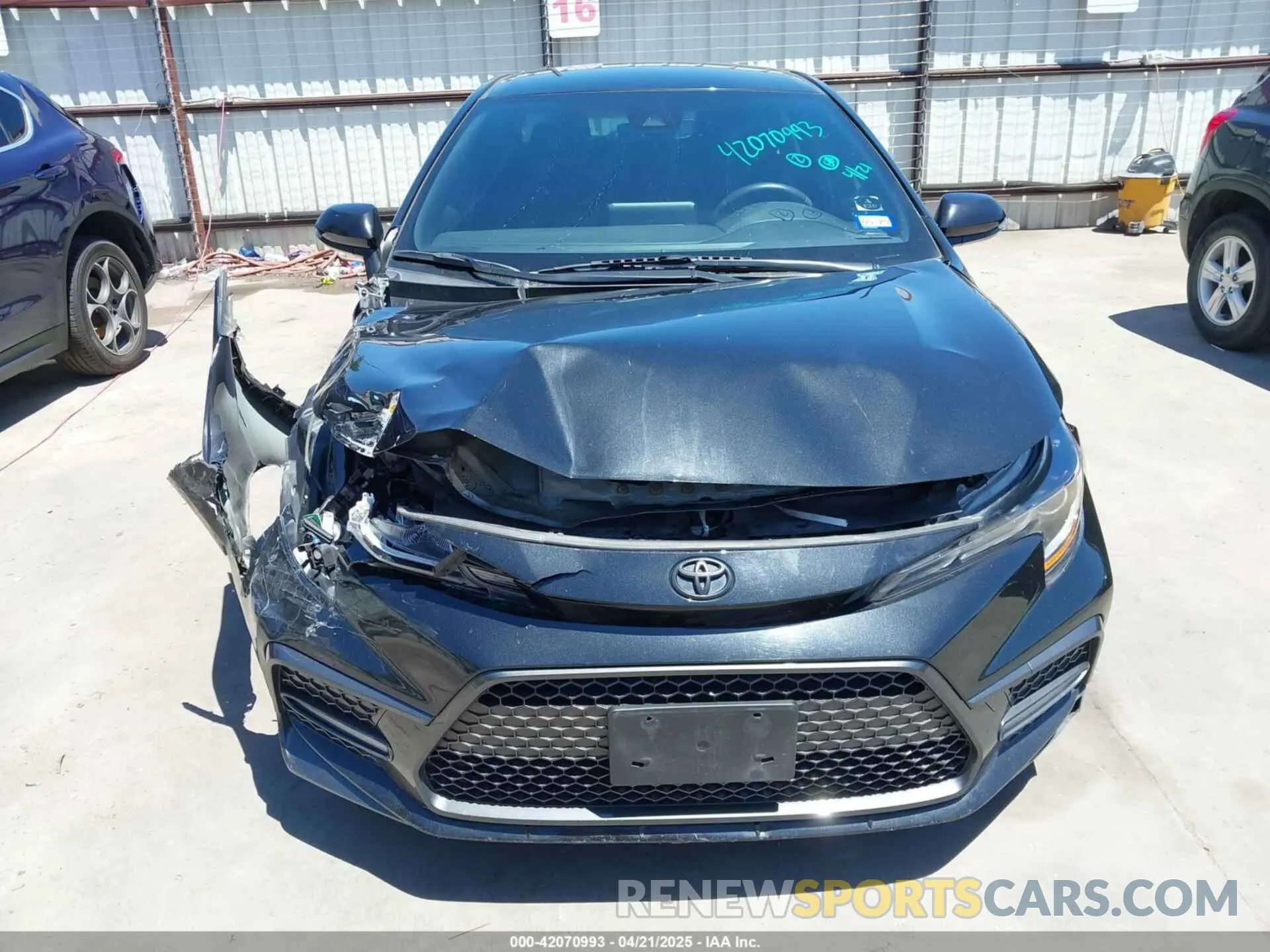 6 Photograph of a damaged car JTDS4MCE4NJ097748 TOYOTA COROLLA 2022