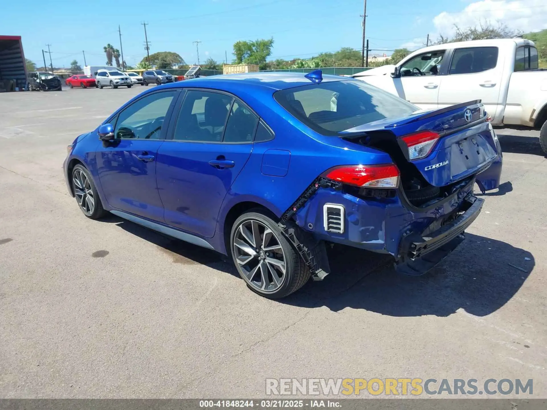 3 Фотография поврежденного автомобиля JTDS4MCE4NJ099869 TOYOTA COROLLA 2022