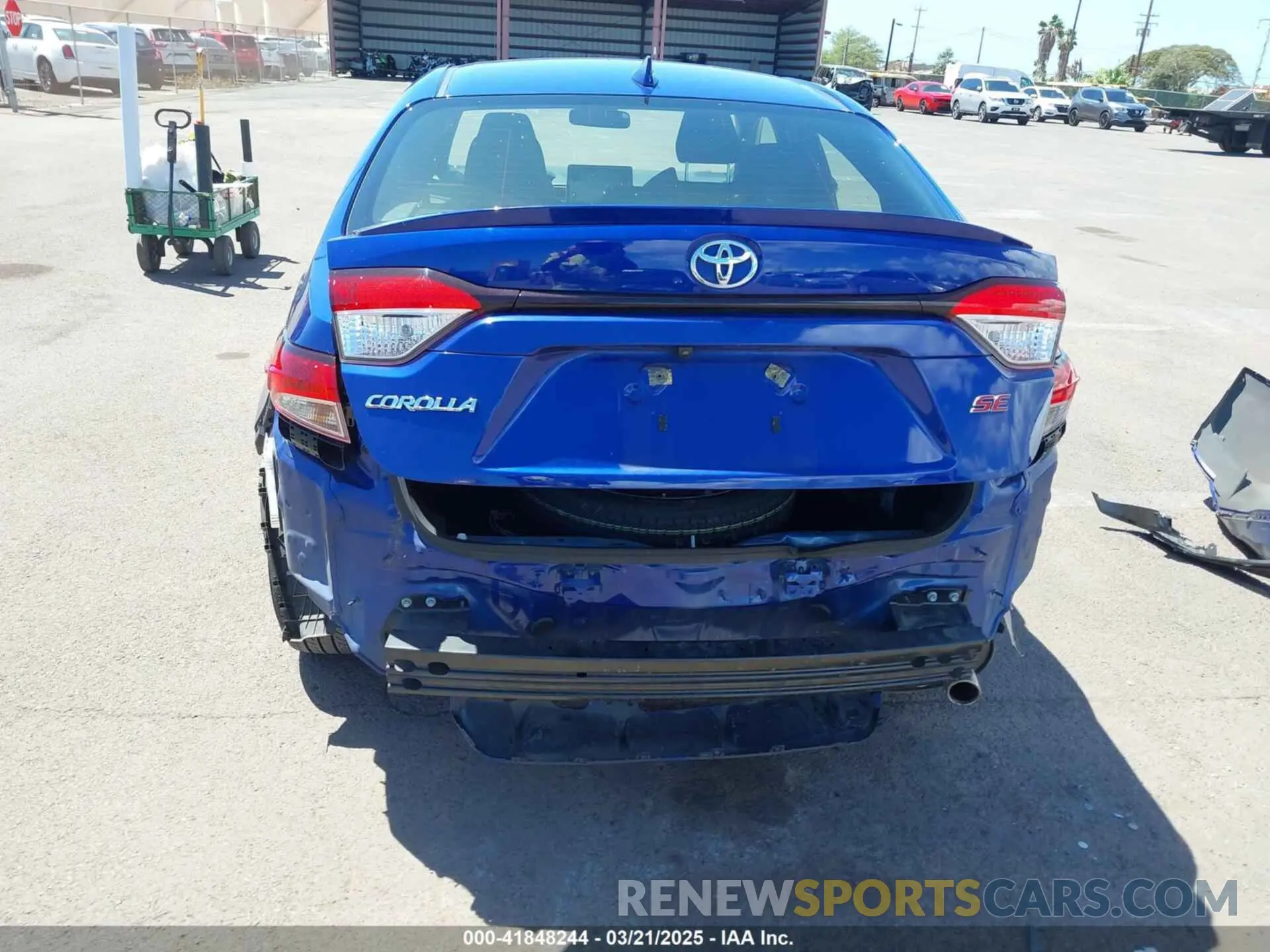 6 Фотография поврежденного автомобиля JTDS4MCE4NJ099869 TOYOTA COROLLA 2022