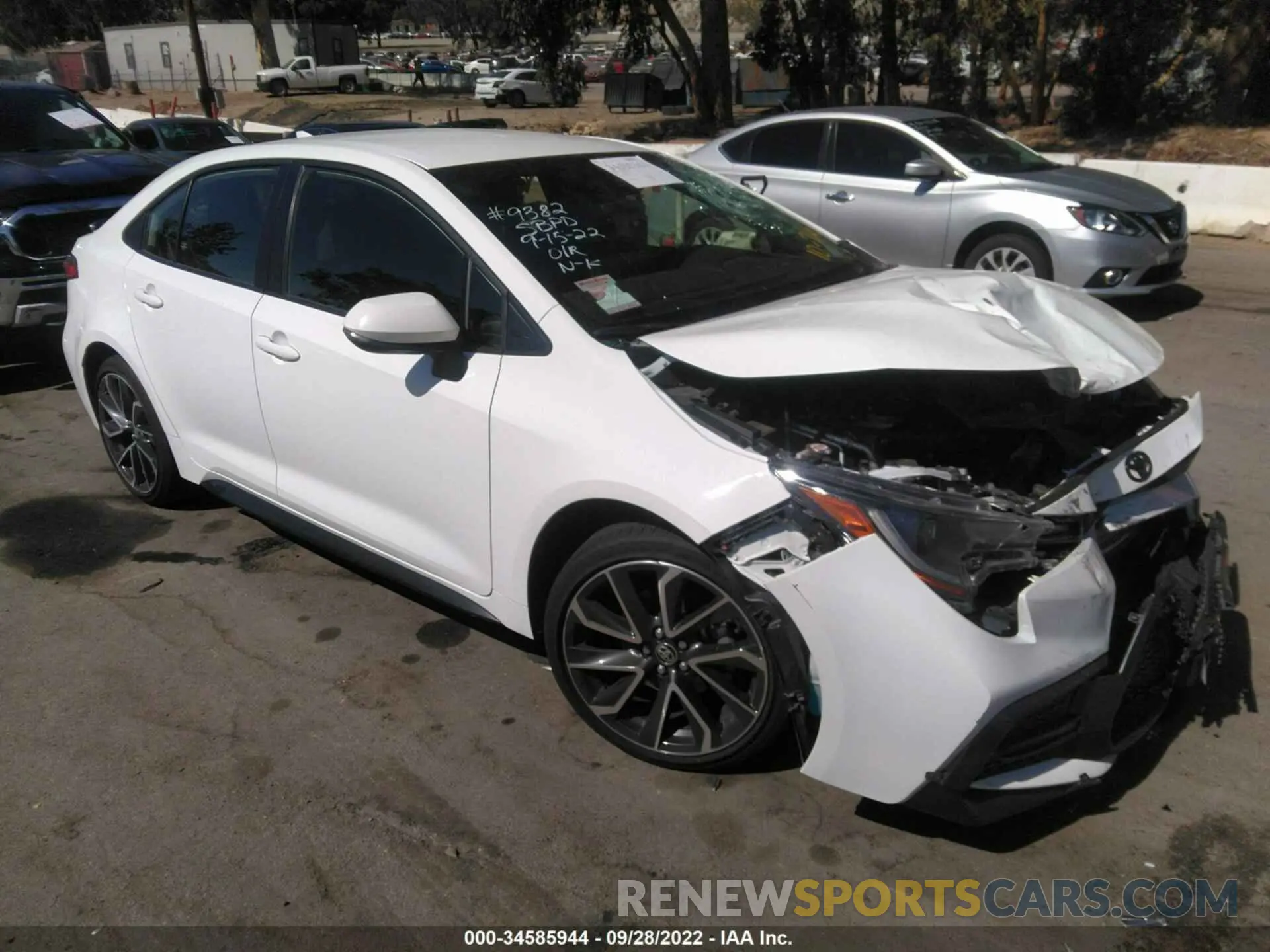 1 Фотография поврежденного автомобиля JTDS4MCE5N3506084 TOYOTA COROLLA 2022