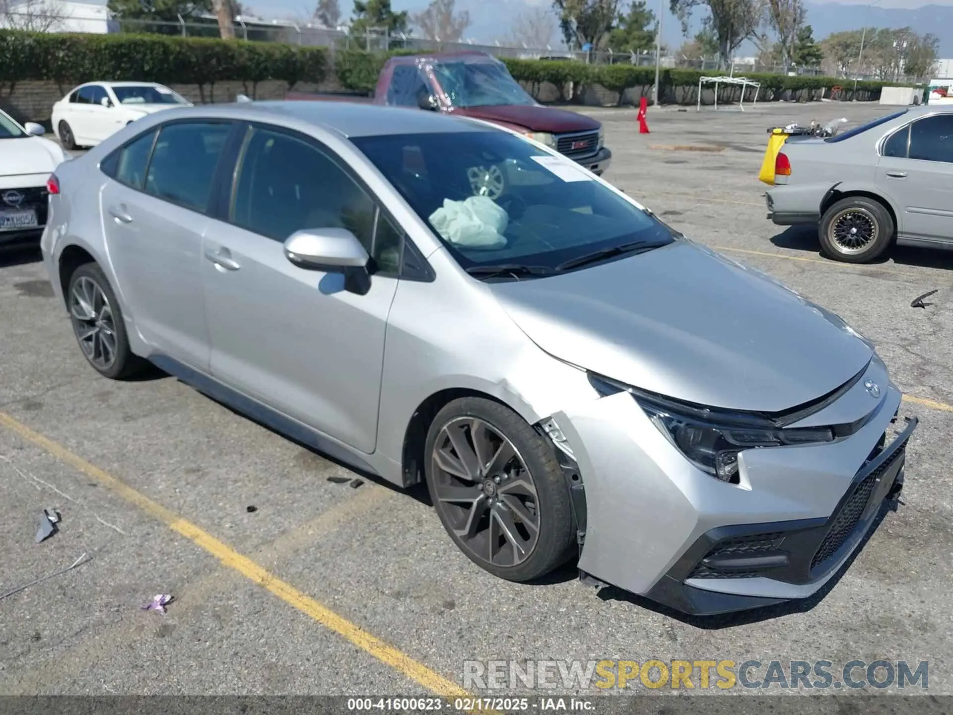 1 Photograph of a damaged car JTDS4MCE5NJ081154 TOYOTA COROLLA 2022