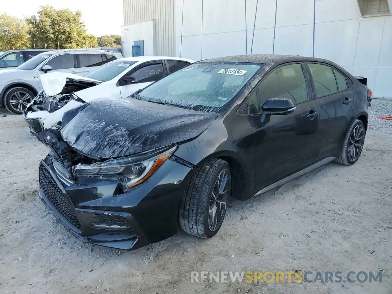 1 Photograph of a damaged car JTDS4MCE5NJ084748 TOYOTA COROLLA 2022