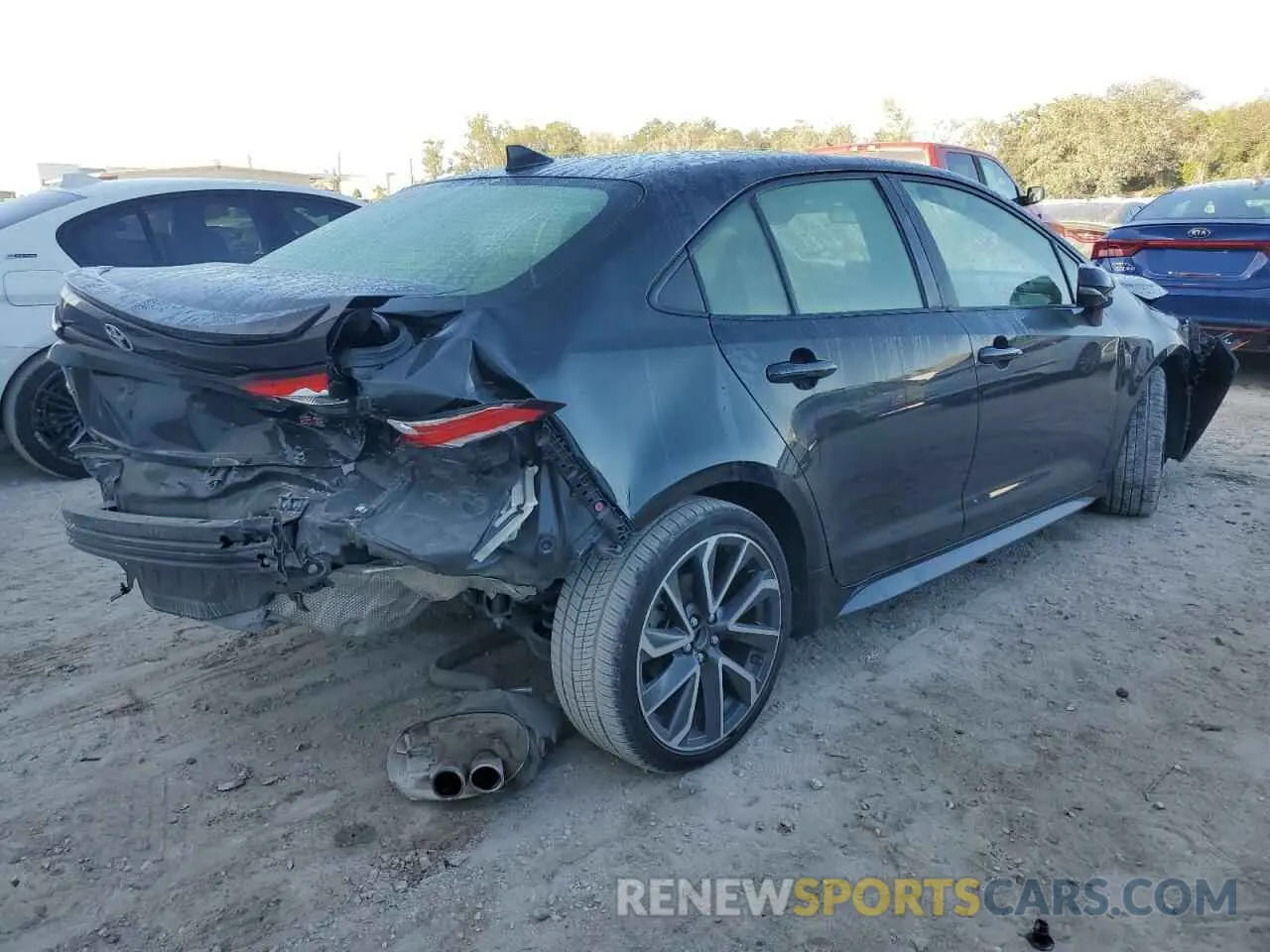 3 Photograph of a damaged car JTDS4MCE5NJ084748 TOYOTA COROLLA 2022