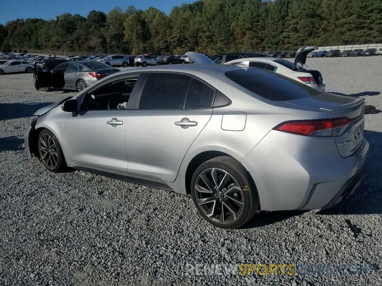 2 Photograph of a damaged car JTDS4MCE5NJ085379 TOYOTA COROLLA 2022