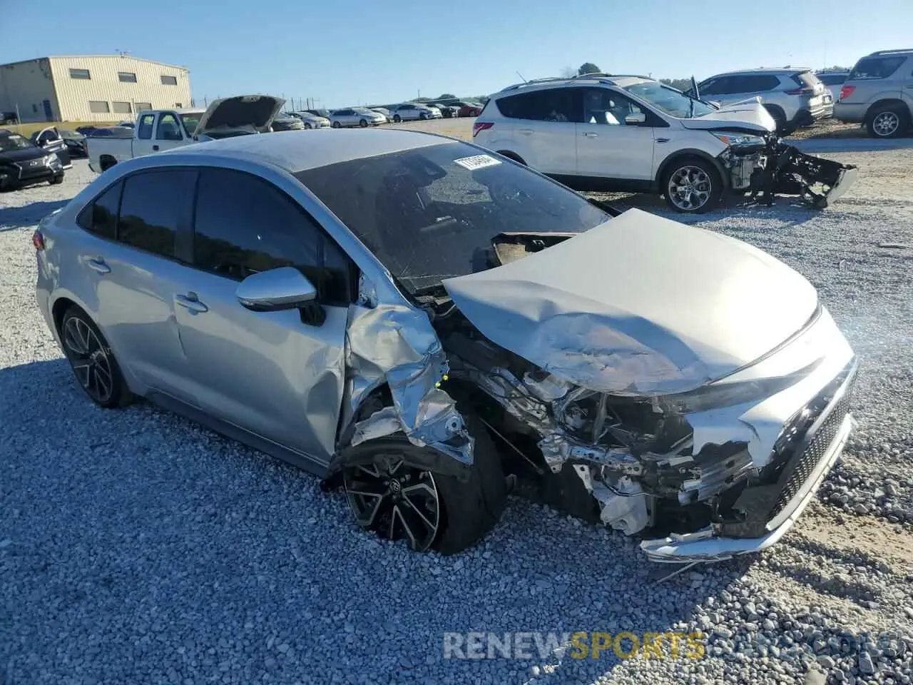 4 Photograph of a damaged car JTDS4MCE5NJ085379 TOYOTA COROLLA 2022