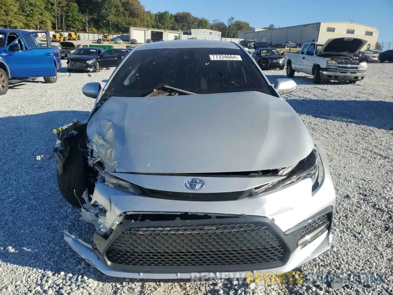 5 Photograph of a damaged car JTDS4MCE5NJ085379 TOYOTA COROLLA 2022