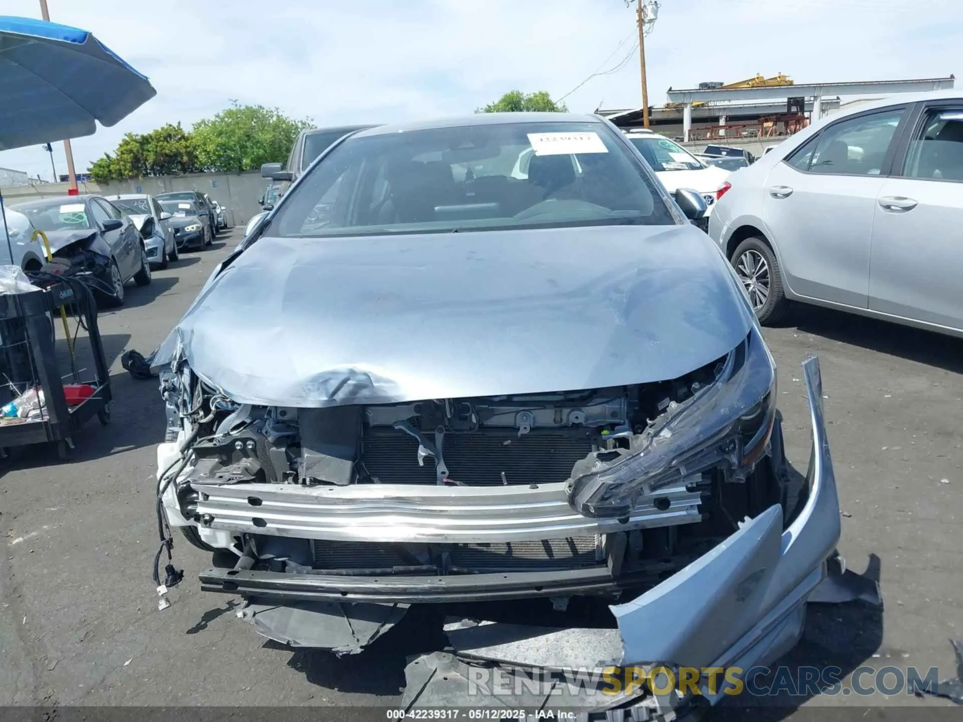 12 Фотография поврежденного автомобиля JTDS4MCE6NJ091935 TOYOTA COROLLA 2022