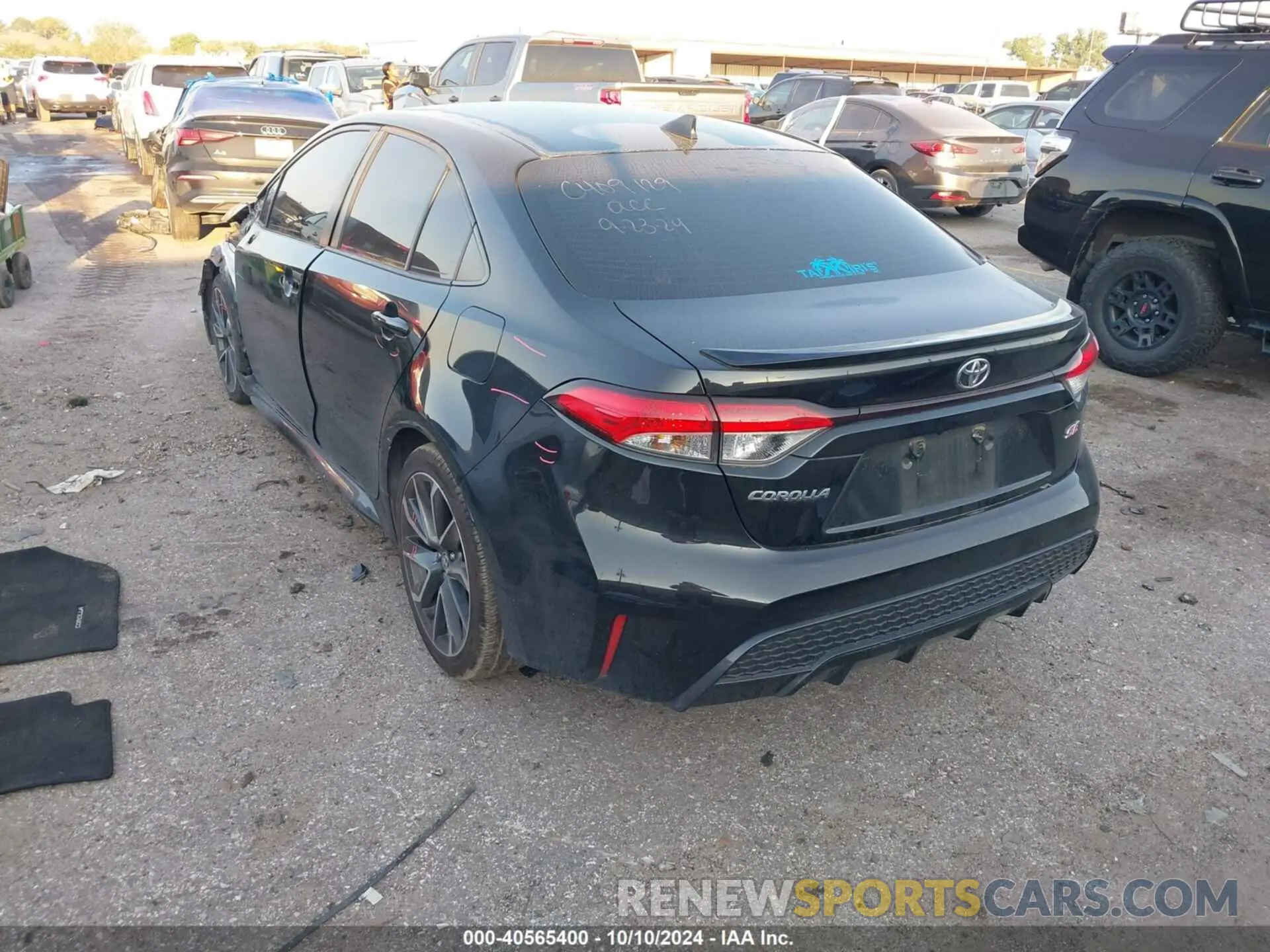 3 Фотография поврежденного автомобиля JTDS4MCE6NJ092759 TOYOTA COROLLA 2022