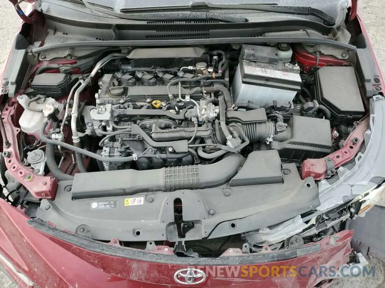12 Фотография поврежденного автомобиля JTDS4MCE6NJ093443 TOYOTA COROLLA 2022