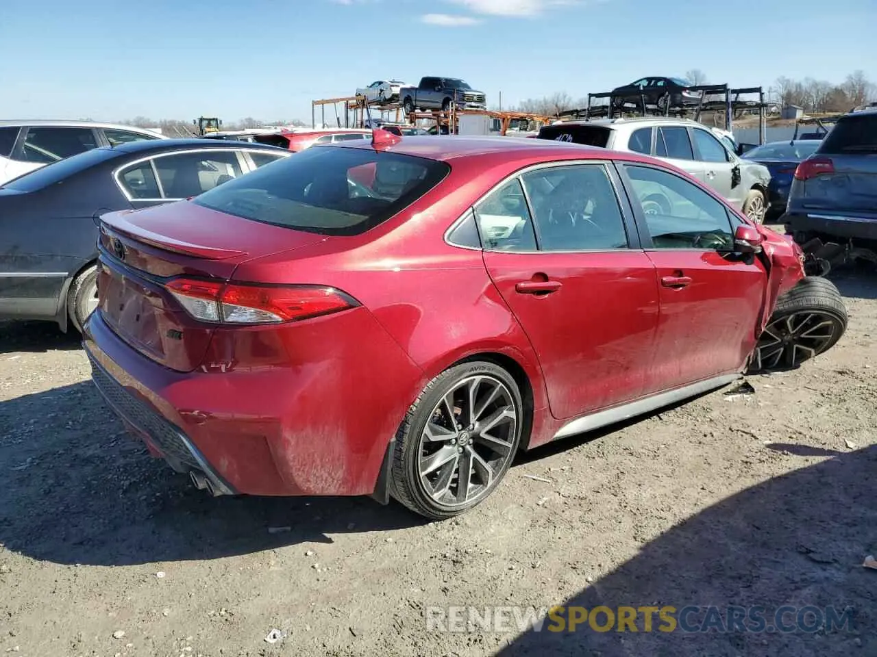 3 Фотография поврежденного автомобиля JTDS4MCE6NJ094463 TOYOTA COROLLA 2022