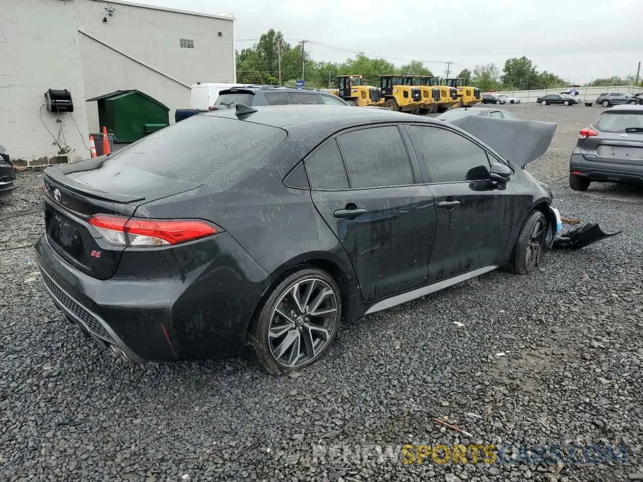 3 Photograph of a damaged car JTDS4MCE6NJ098612 TOYOTA COROLLA 2022