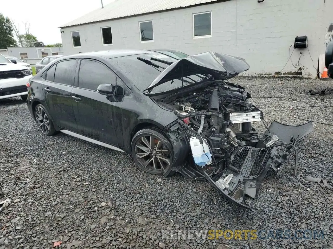 4 Photograph of a damaged car JTDS4MCE6NJ098612 TOYOTA COROLLA 2022